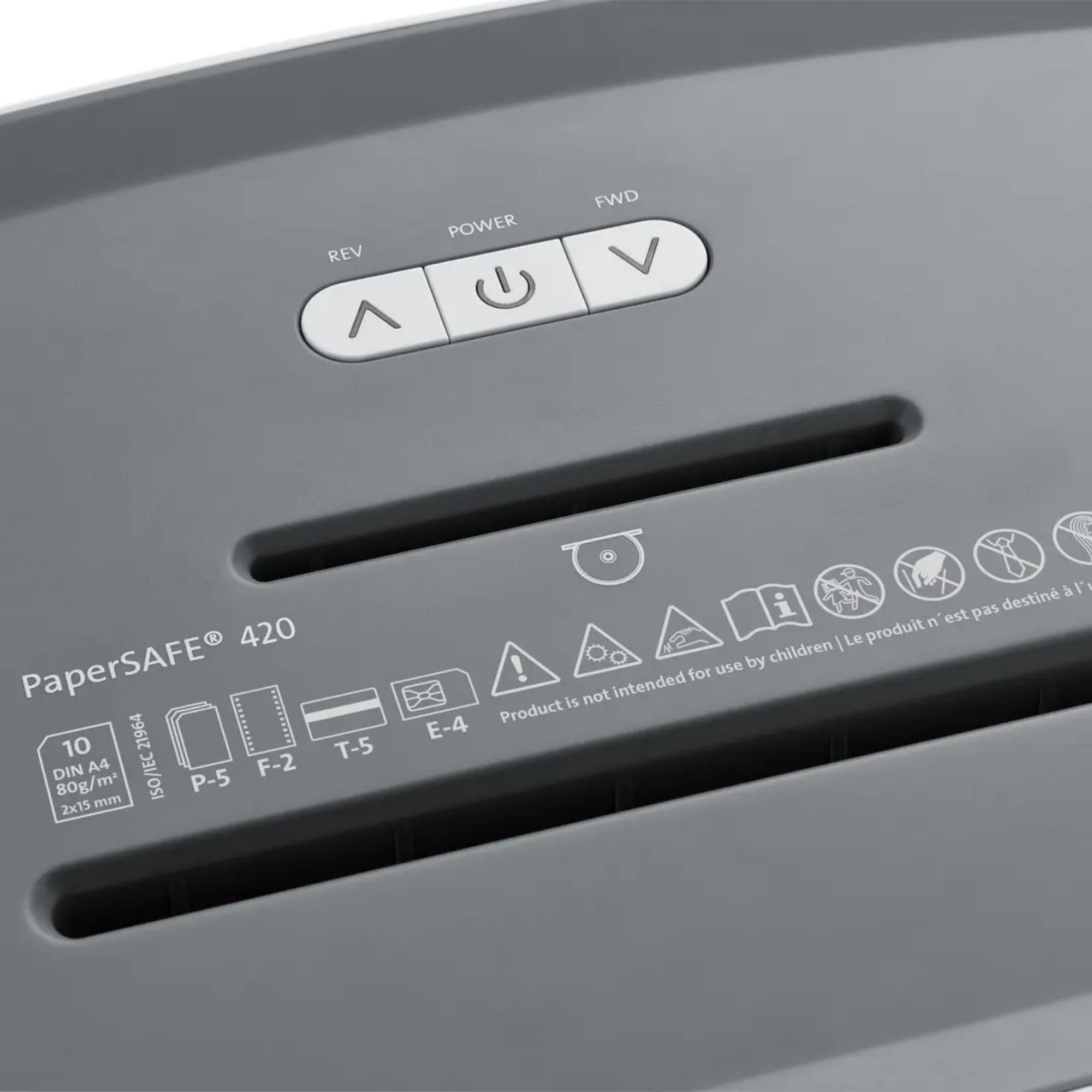 Dahle PS420 Up to 10 Sheets P-5 25L Micro Cut Home & Small Office Shredder