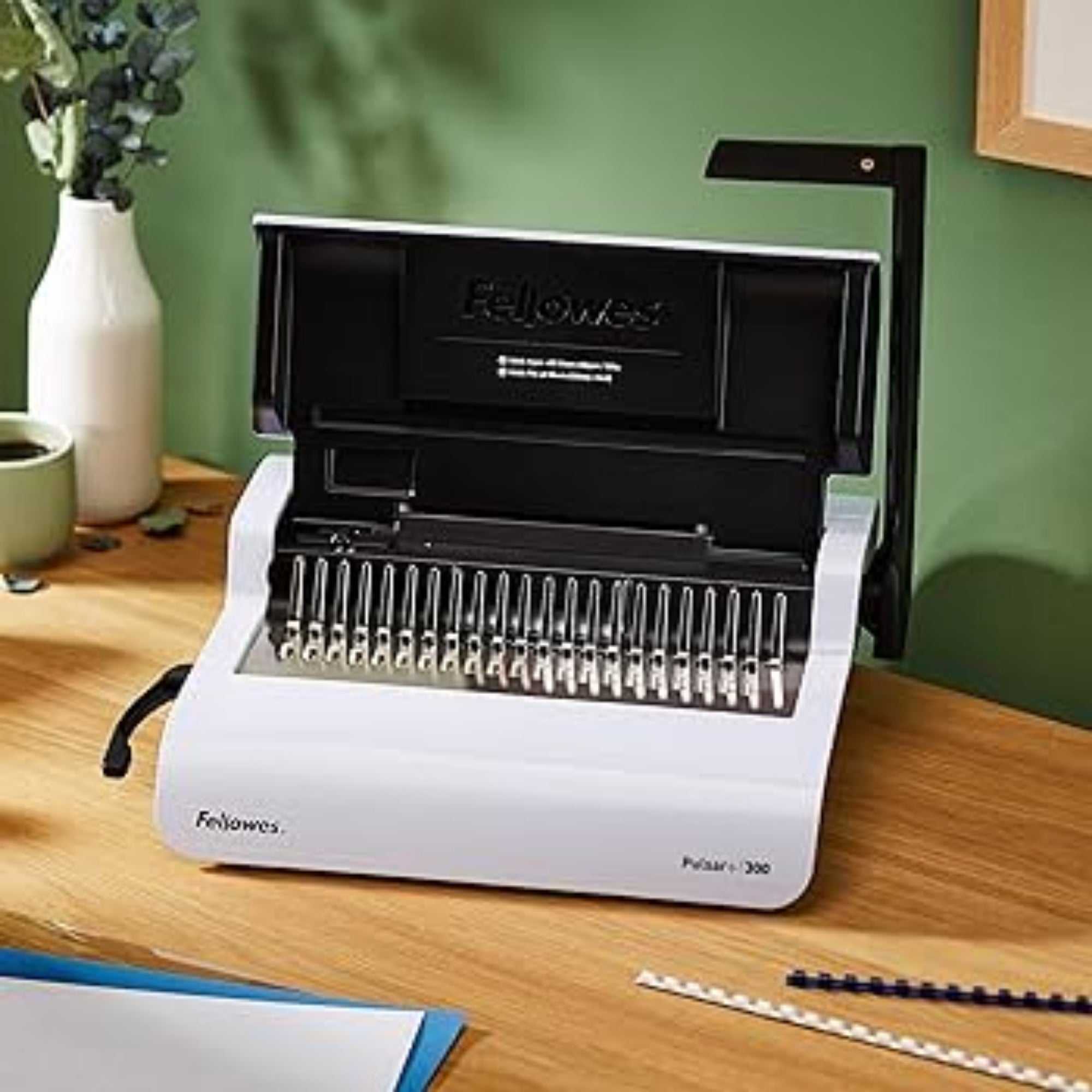 Fellowes Pulsar+ 300 20 Sheets Punch & 300 Sheets Binding Capacity Manual Comb Binding Machine