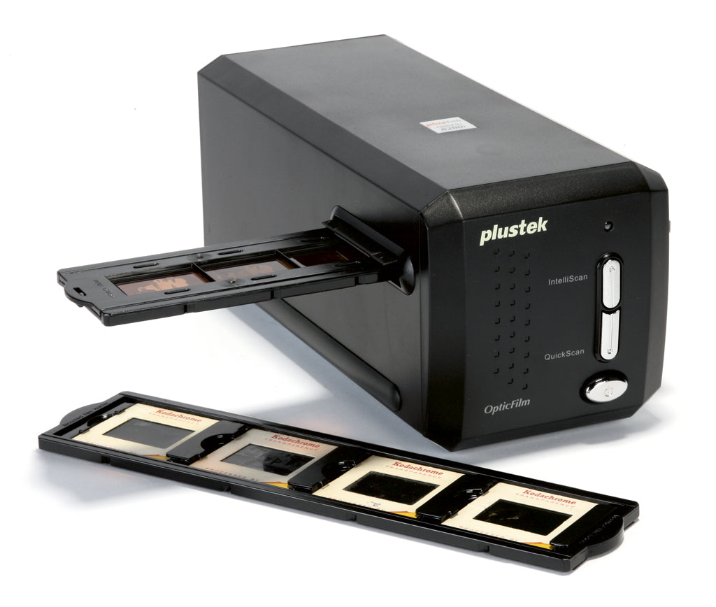 Plustek OpticFilm 8200i SE Film Scanner – 7200 dpi, 48-bit Color Depth, Infrared Dust & Scratch Removal, SilverFast SE Plus Software for Negatives & Slides