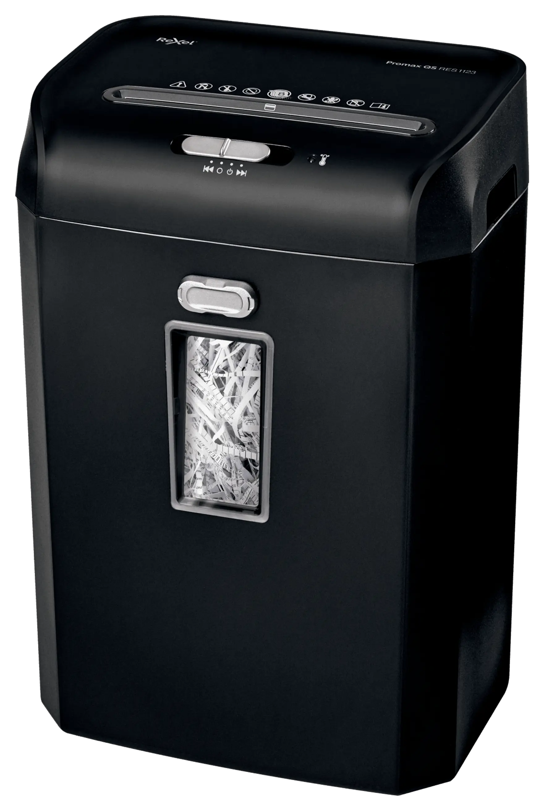 Rexel ProMax QS RES1123 Up to 12 Sheets P-2 23L Strip Cut Home & Personal Office Shredder