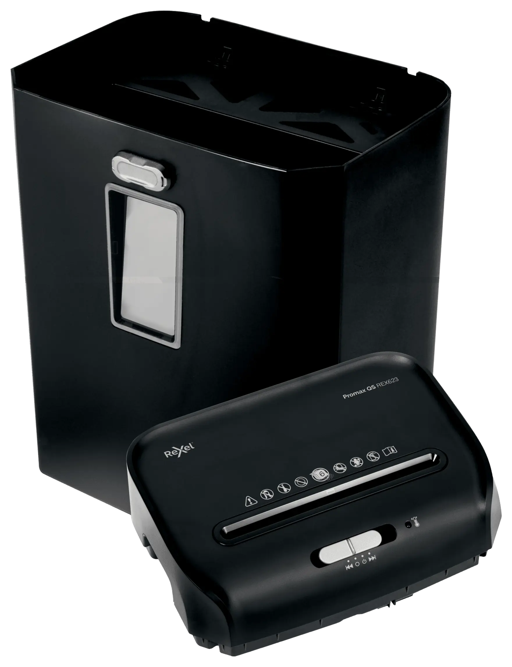 Rexel ProMax QS REX623 Up to 6 Sheets P-4 23L Cross Cut Home & Small Office Shredder