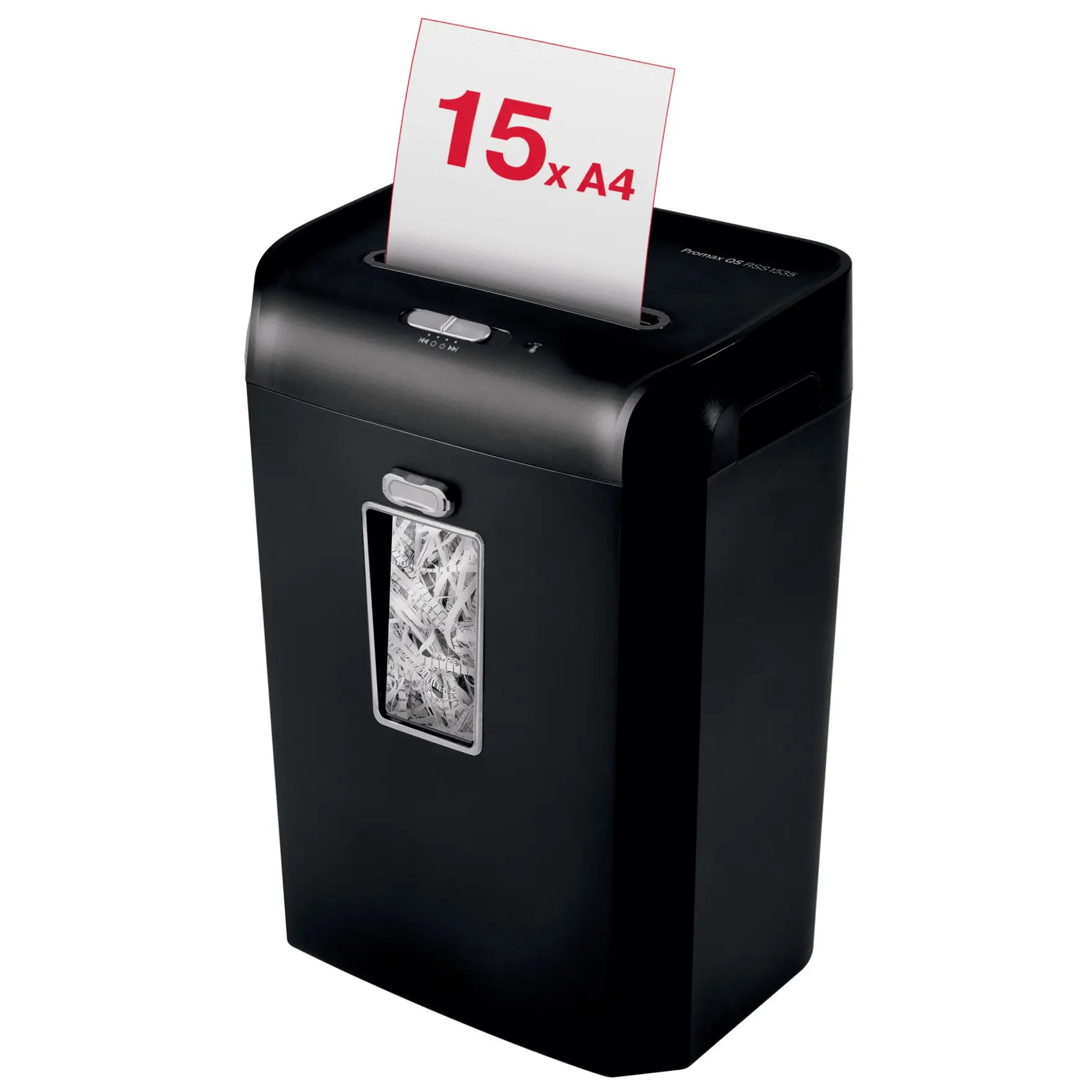 Rexel Promax QS RSS1535 Up to 15 Sheets P-2 35L Strip Cut Small & Medium Office Shredder