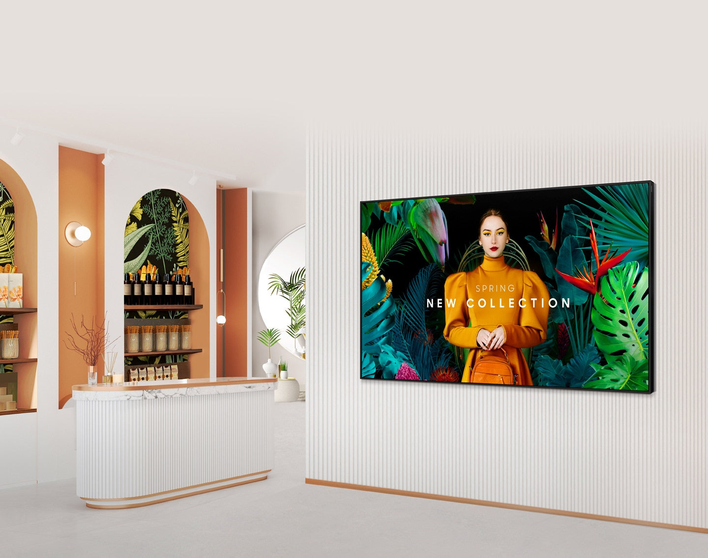 Samsung QB43C 43-Inch 4K Crystal UHD Professional Digital Signage Display