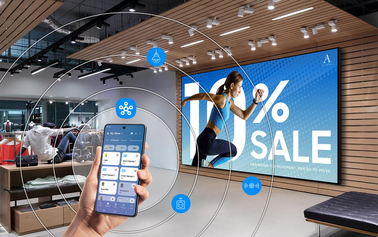 Samsung QH115FX 115-Inch 4K UHD Super-Sized Professional Signage Display