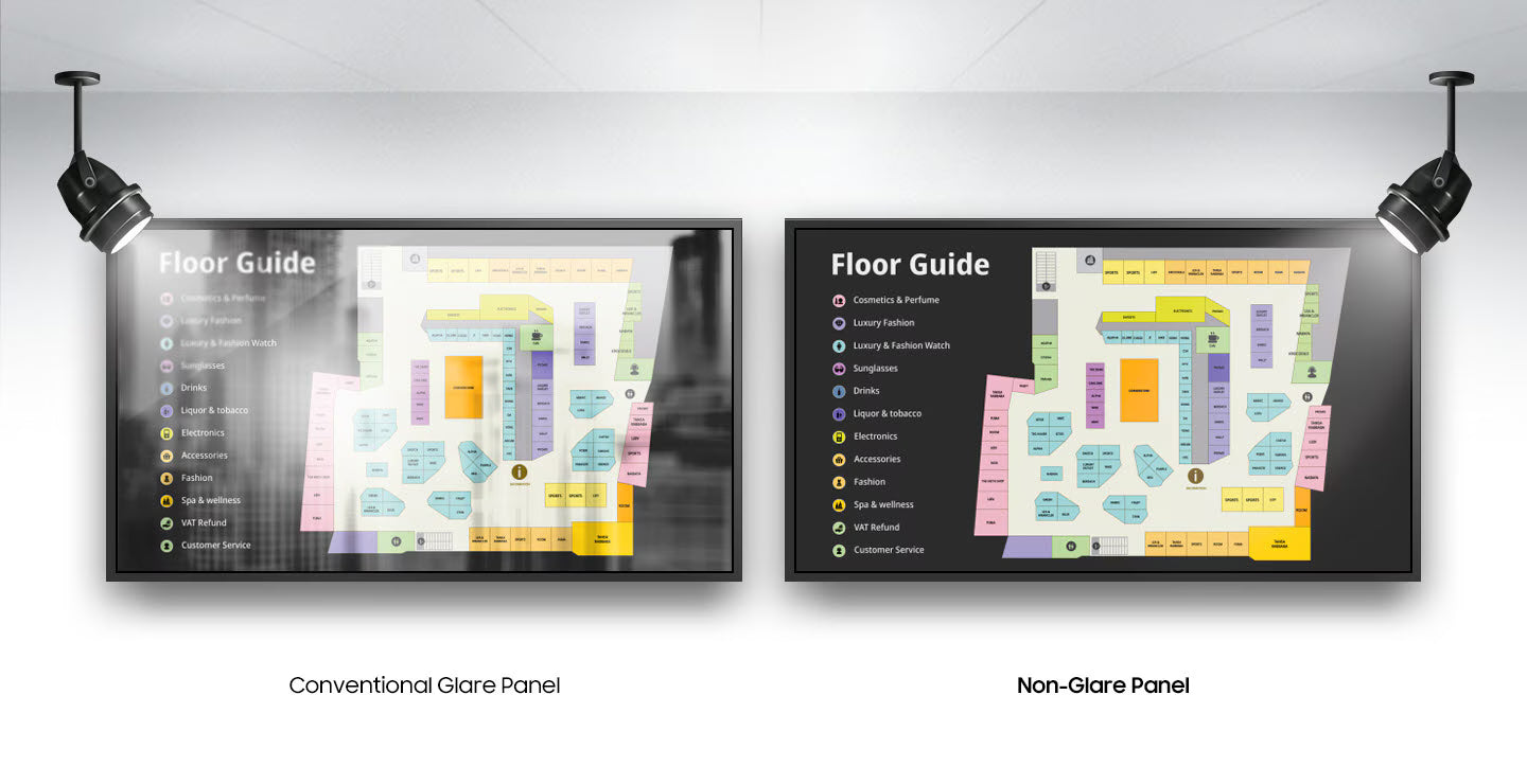 Samsung QH43B 43-Inch 4K Crystal UHD High Brightness Professional Digital Signage Display