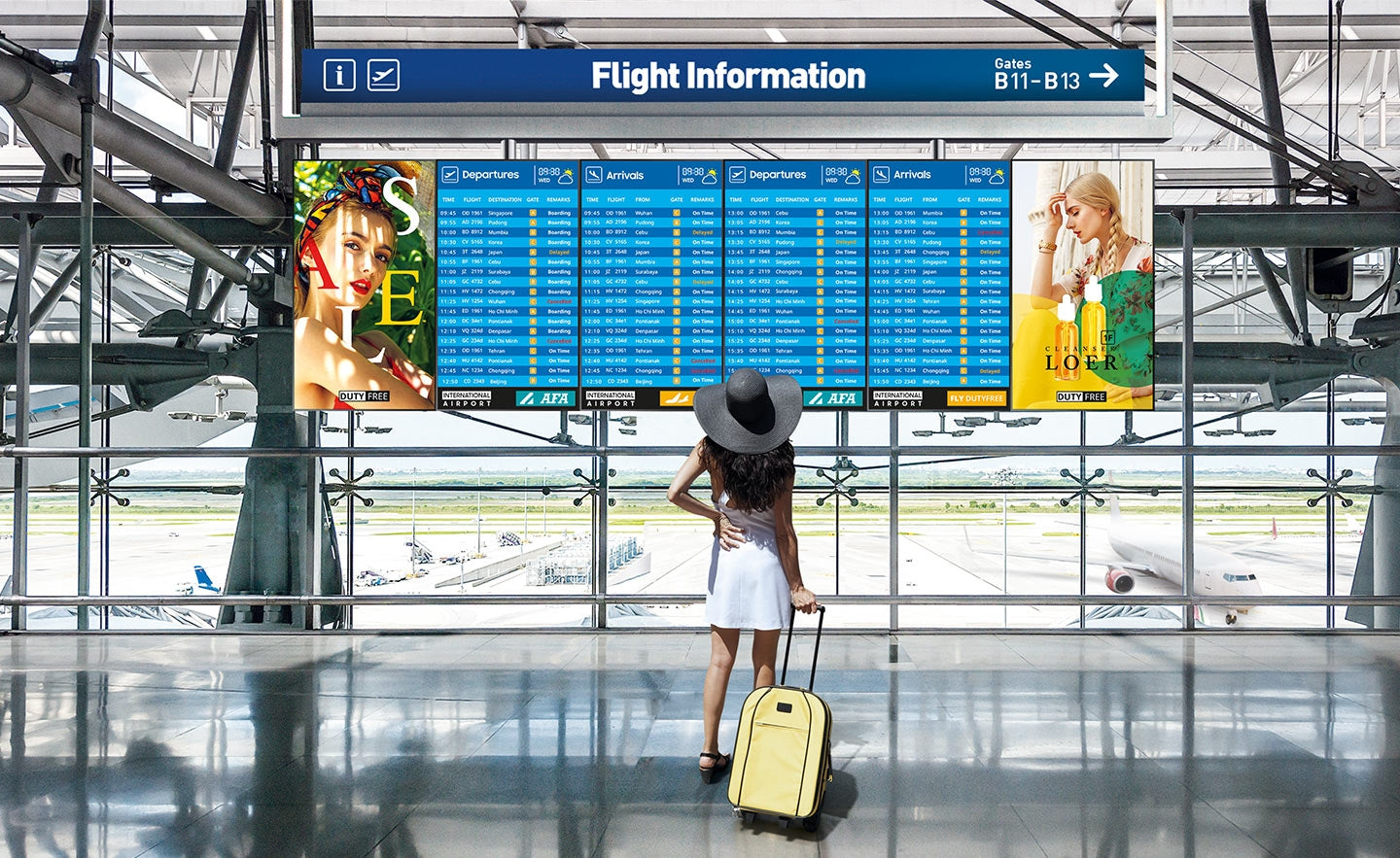 Samsung QH49R 49-Inch 4K Crystal UHD High Brightness Smart Digital Signage Display