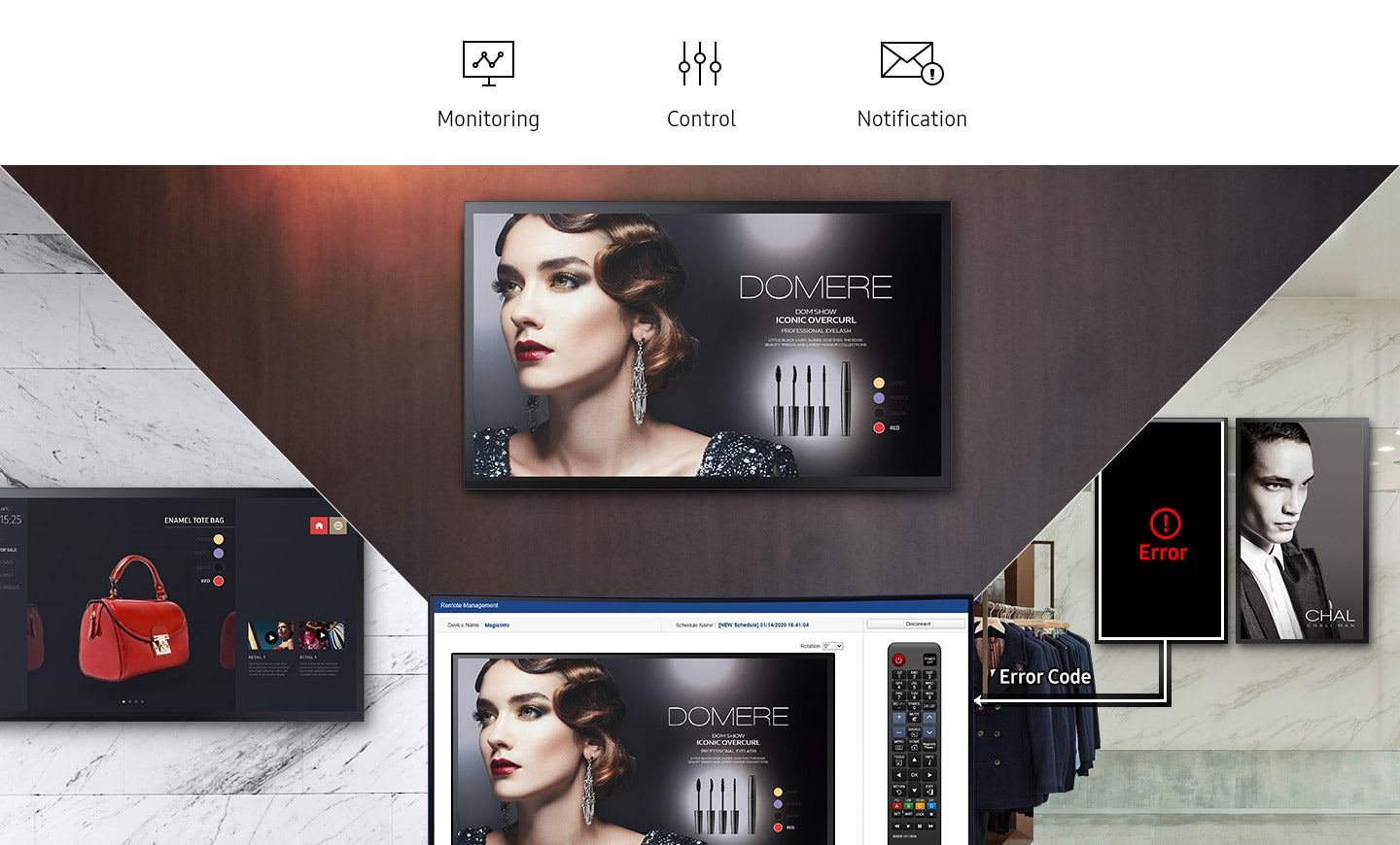 Samsung QM43B-T 43-Inch 4K UHD Capacitive Touch Smart Commercial Digital Signage Display