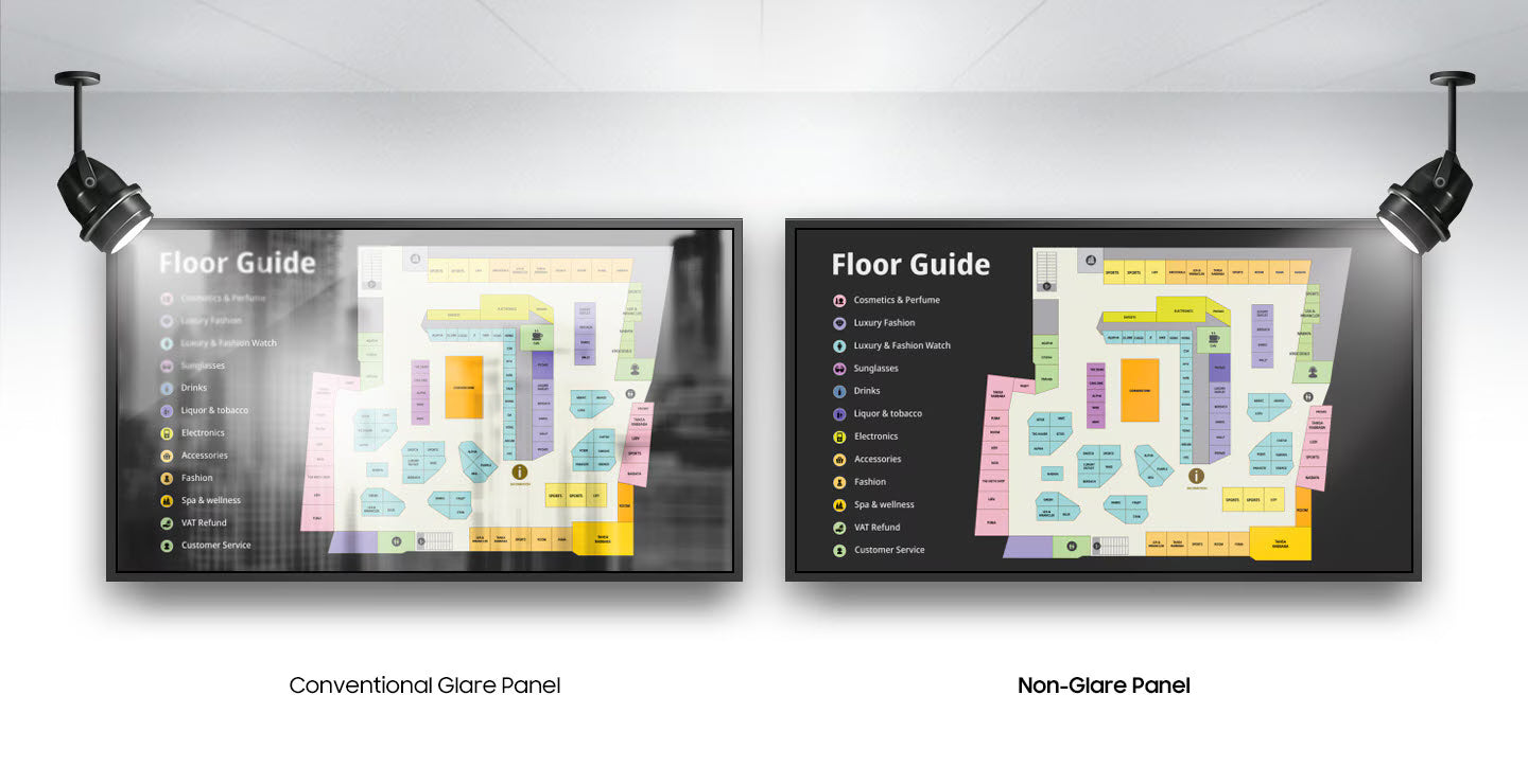 Samsung QM65B 65-Inch 4K Crystal UHD Commercial Digital Signage Display
