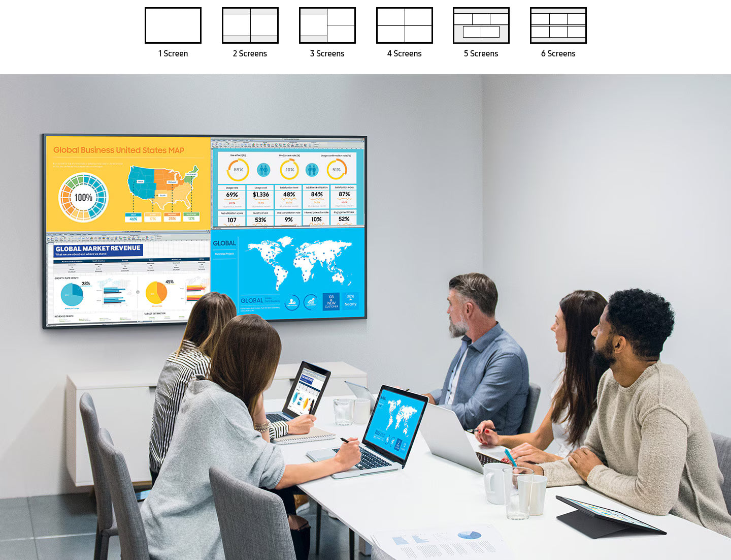 Samsung QM43C 43-Inch 4K Crystal UHD Digital Signage Display