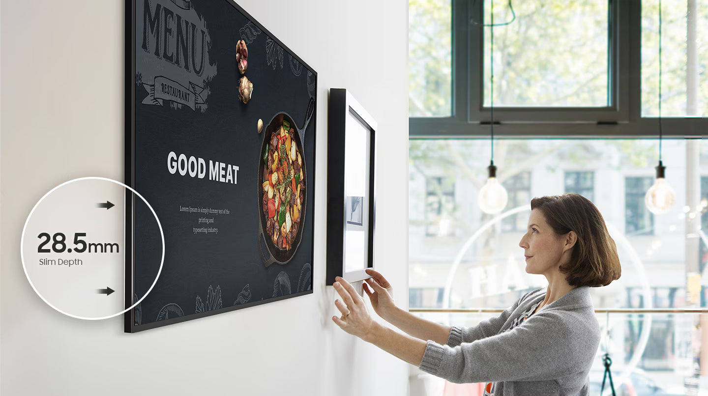 Samsung QM43C 43-Inch 4K Crystal UHD Digital Signage Display