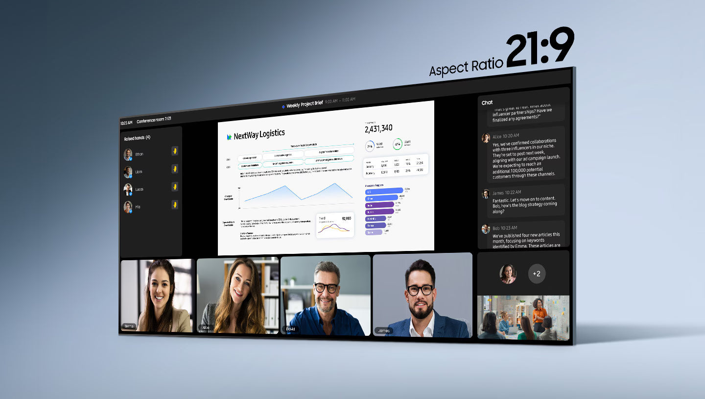 Samsung QP105DX-5K 105-Inch 5K UHD Ultra-Wide Smart Digital Signage Display