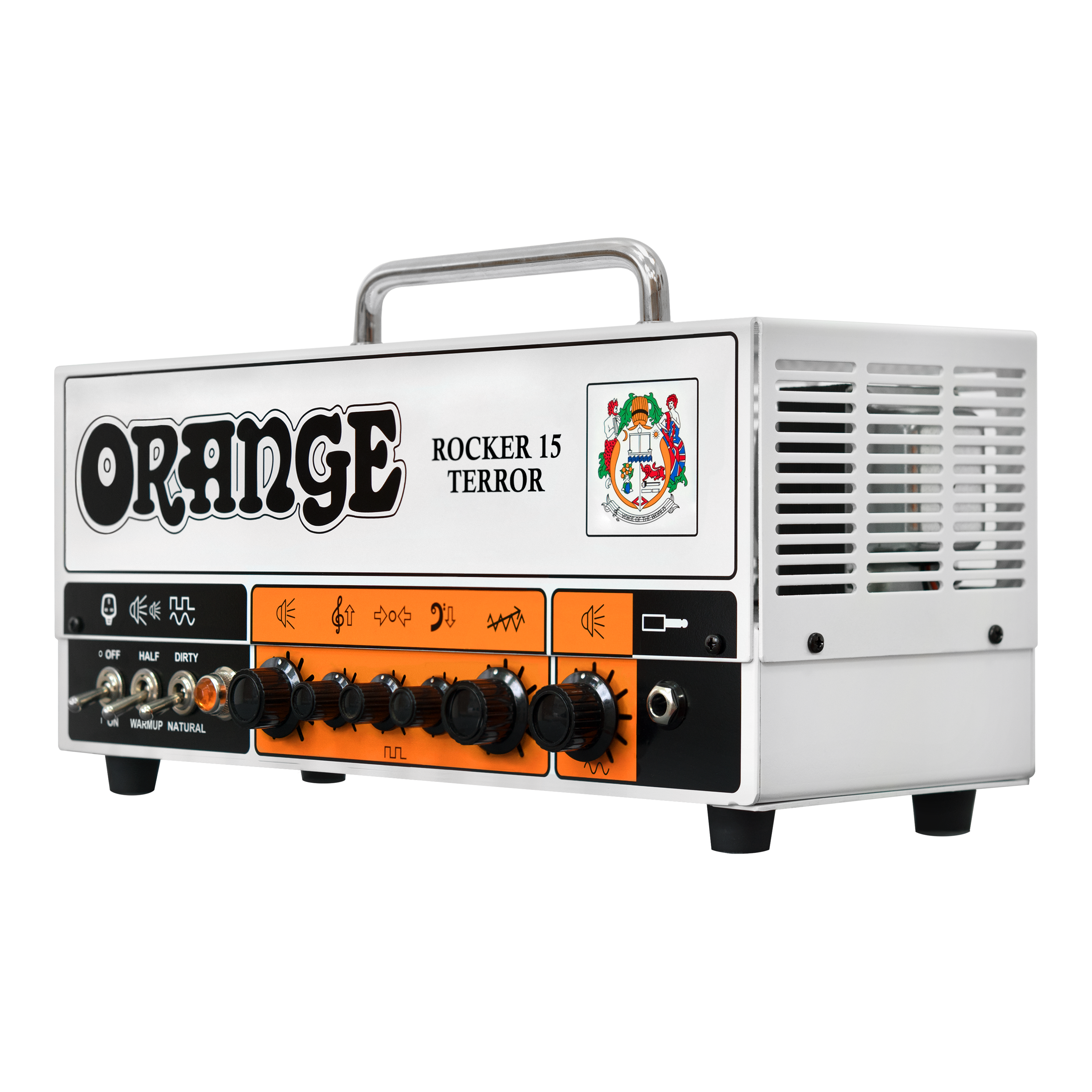 Orange Rocker 15 Terror 15W All-Valve Twin Channel With FX Loop & Switchable Power Guitar Head Amplifier