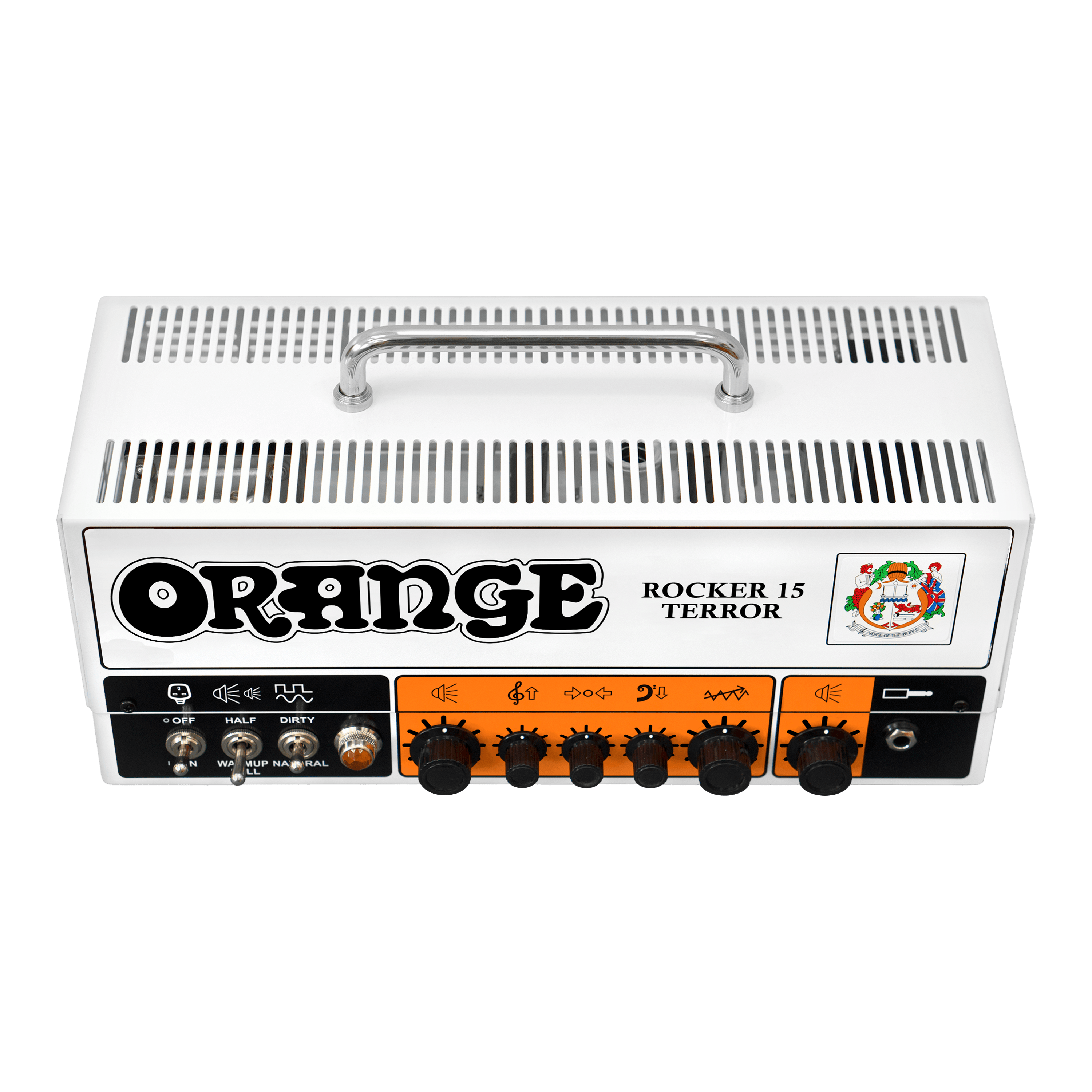 Orange Rocker 15 Terror 15W All-Valve Twin Channel With FX Loop & Switchable Power Guitar Head Amplifier