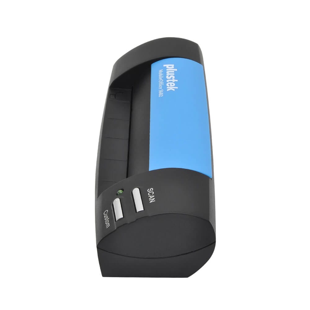 Plustek MobileOffice S602 Card Scanner – 1200 dpi, USB-Powered, Business Card Recognition, Compact Design for On-the-Go Use