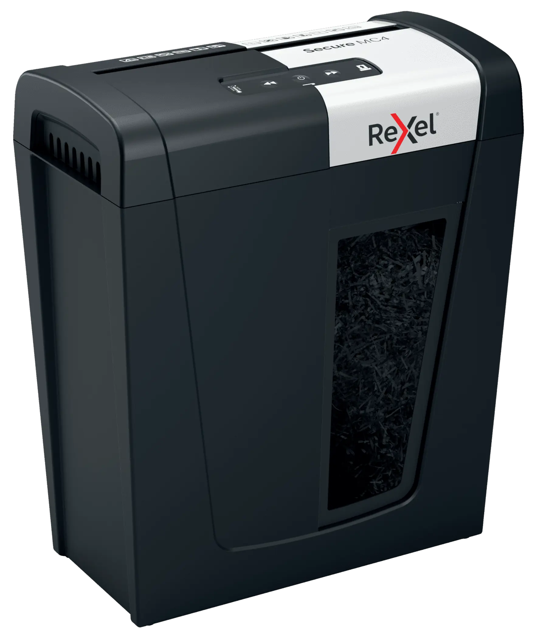 Rexel Secure MC4 Up to 4 Sheets P-5 14L Micro Cut Home & Small Office Paper Shredder