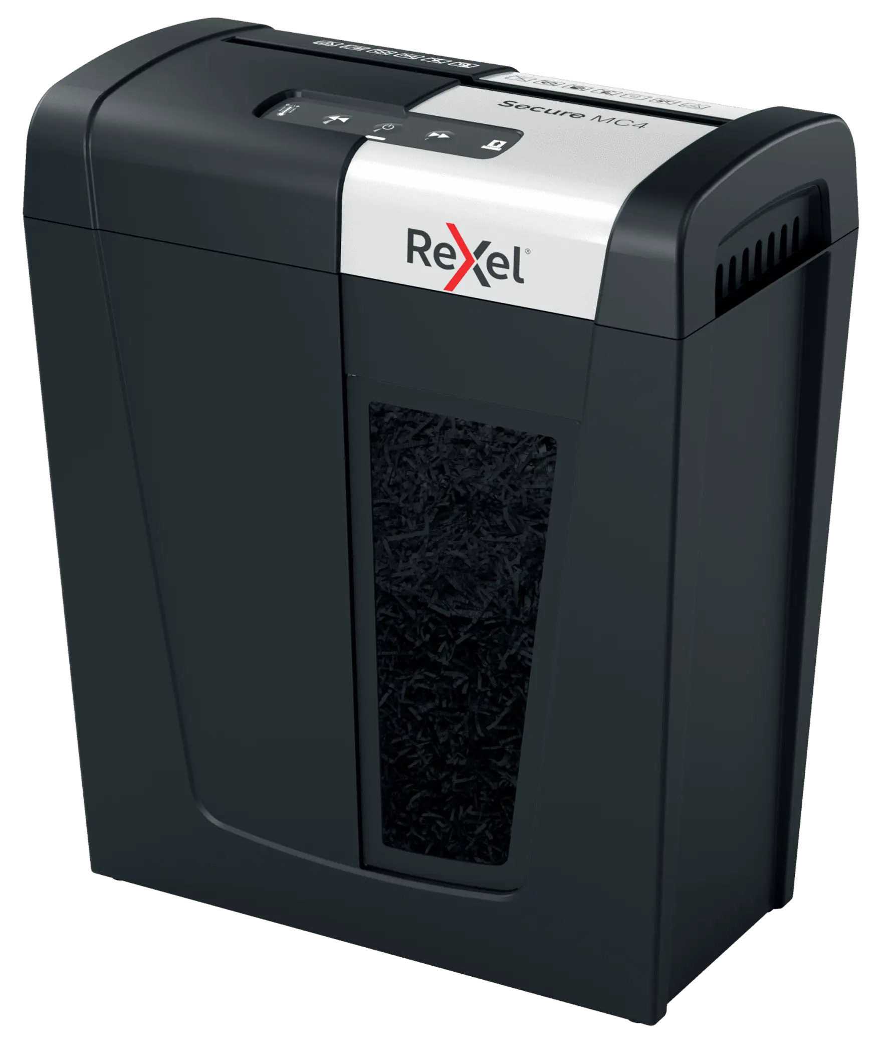 Rexel Secure MC4 Up to 4 Sheets P-5 14L Micro Cut Home & Small Office Paper Shredder