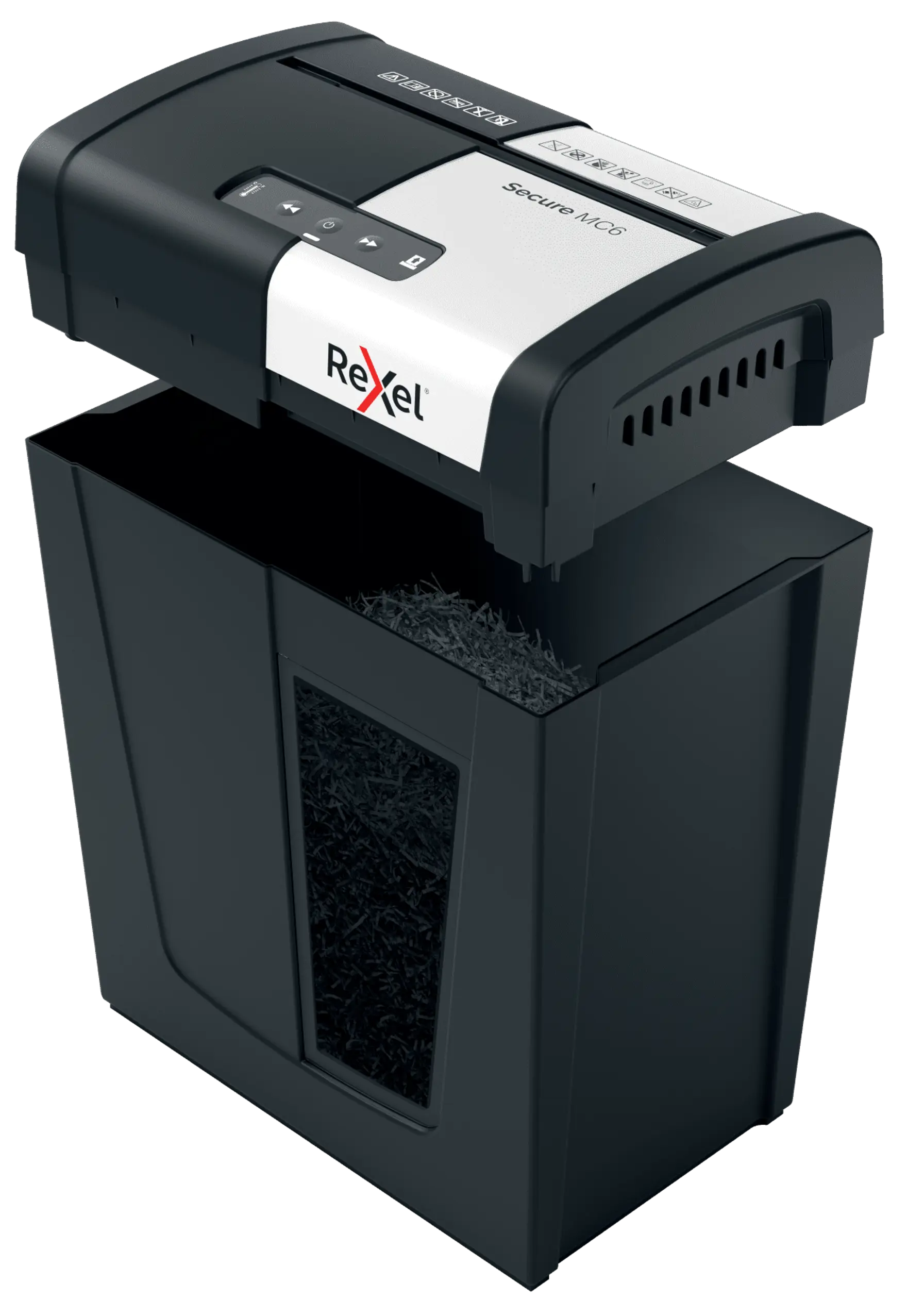 Rexel Secure MC6 Up to 6 Sheets P-5 18L Micro Cut Home & Small Office Paper Shredder