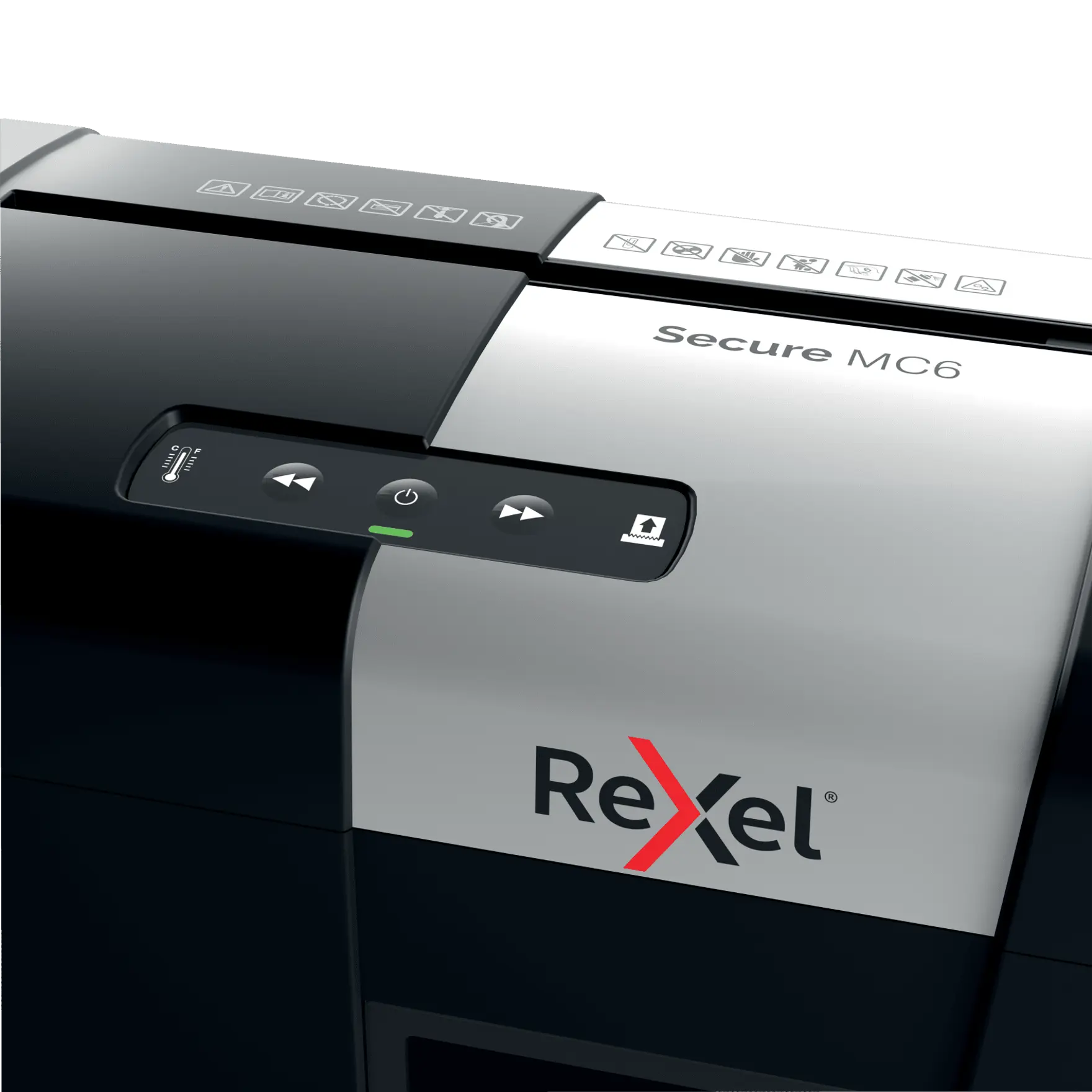 Rexel Secure MC6 Up to 6 Sheets P-5 18L Micro Cut Home & Small Office Paper Shredder