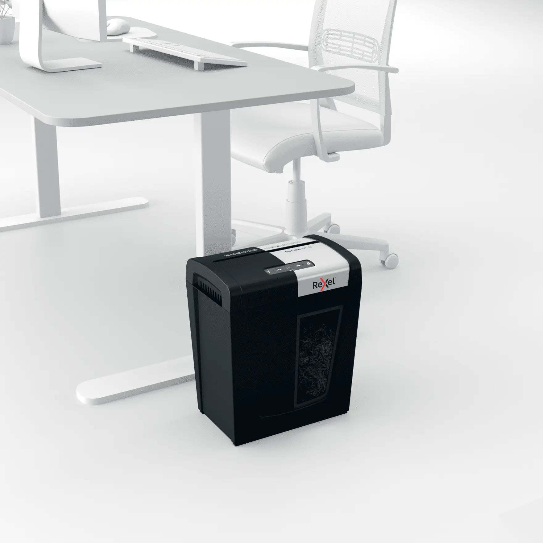 Rexel Secure MC6 Up to 6 Sheets P-5 18L Micro Cut Home & Small Office Paper Shredder