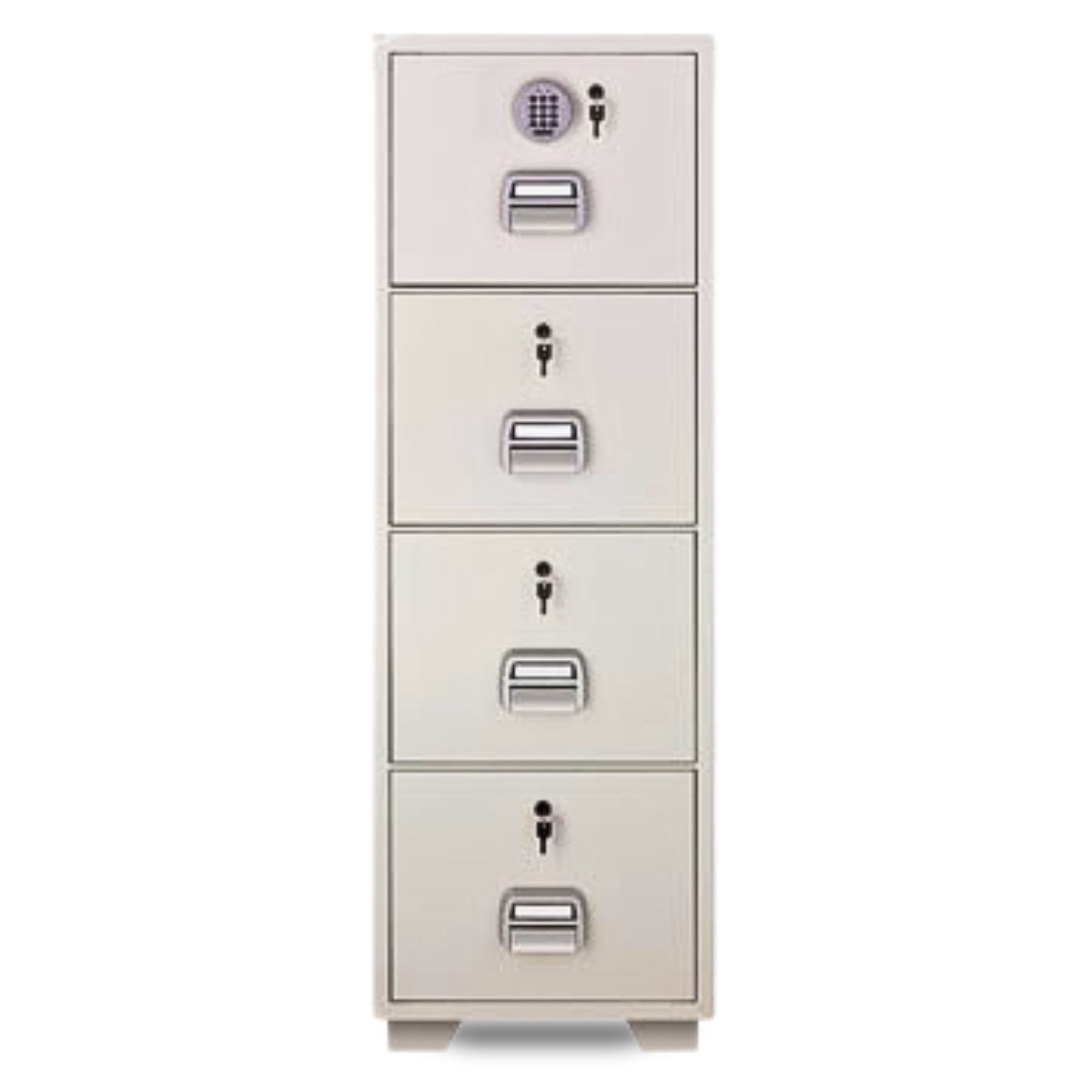 Eagle Safes SF680-4EKK 4 Drawers With 1 Digital Lock & 4 Key Lock Fire Resistant Filing / Document Cabinet