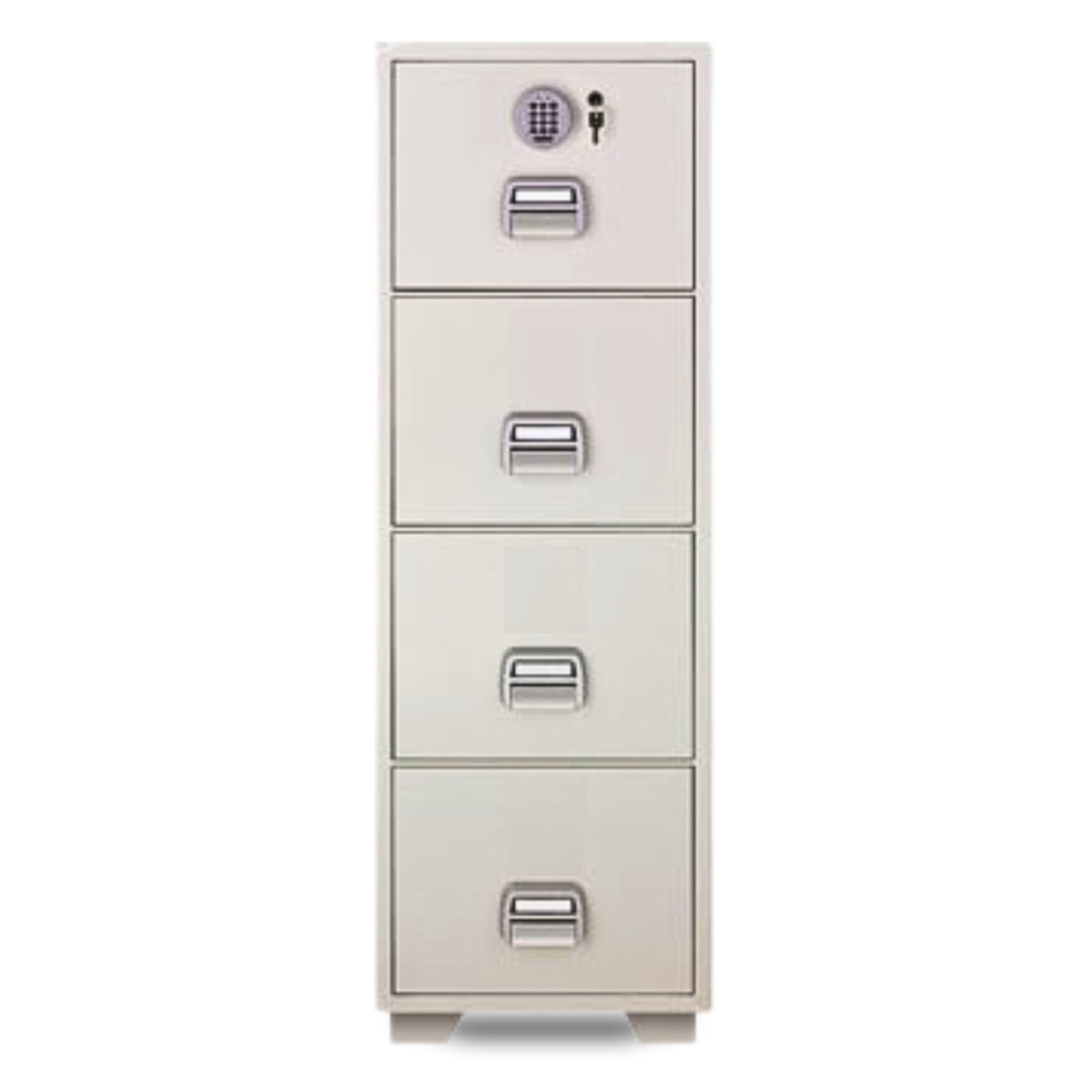 Eagle Safes SF680-4EKX 4 Drawers With 1 Digital Lock + 1 Key Lock (Top Drawer) Fire Resistant Filing / Document Cabinet