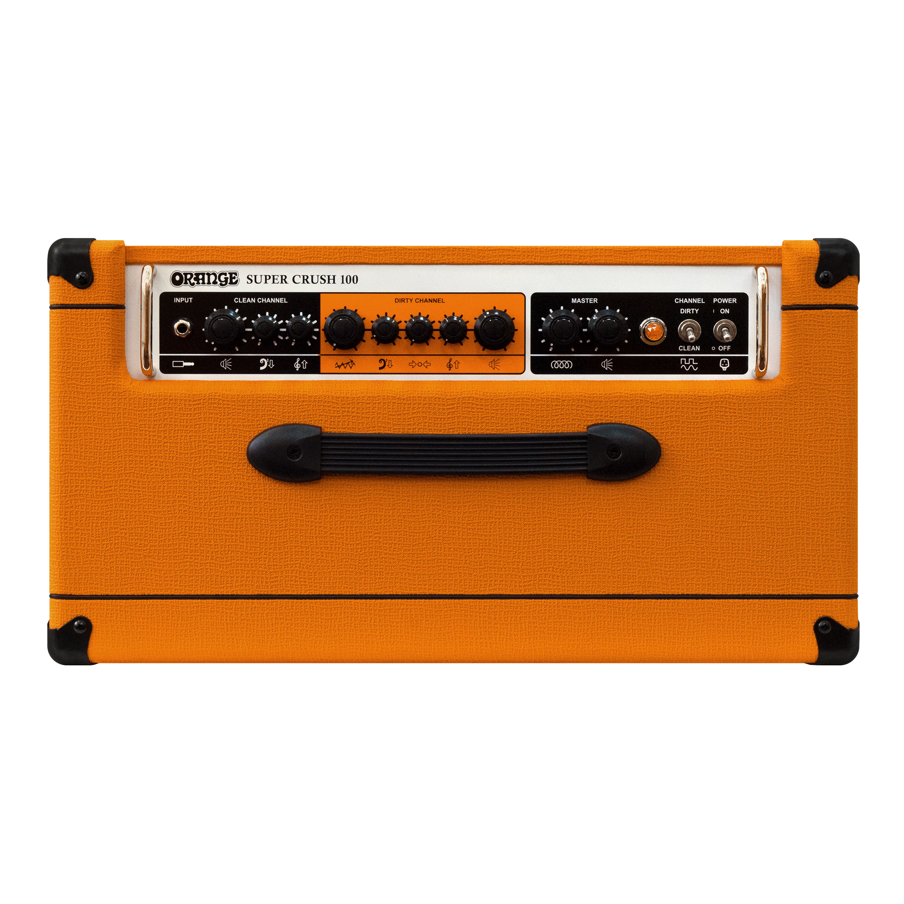 Orange Super Crush 100 Combo 100W Solid State With Celestion G12K-150 Speaker, Digital Reverb & CabSim XLR Output Guitar Amplifier