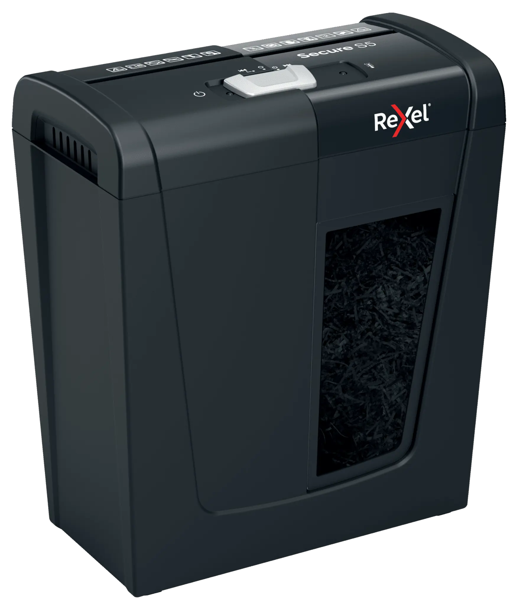 Rexel Secure S5 Up to 5 Sheets P-2 10L Strip Cut Home & Personal Office Shredder