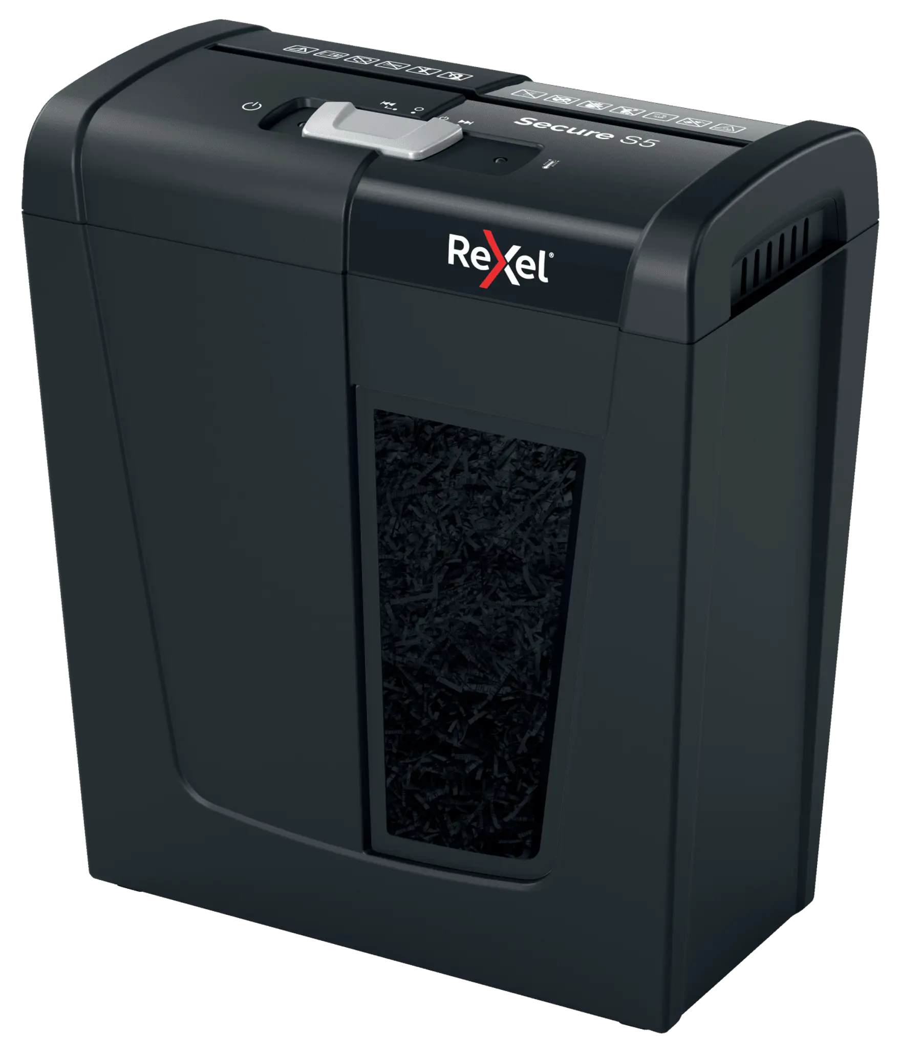 Rexel Secure S5 Up to 5 Sheets P-2 10L Strip Cut Home & Personal Office Shredder
