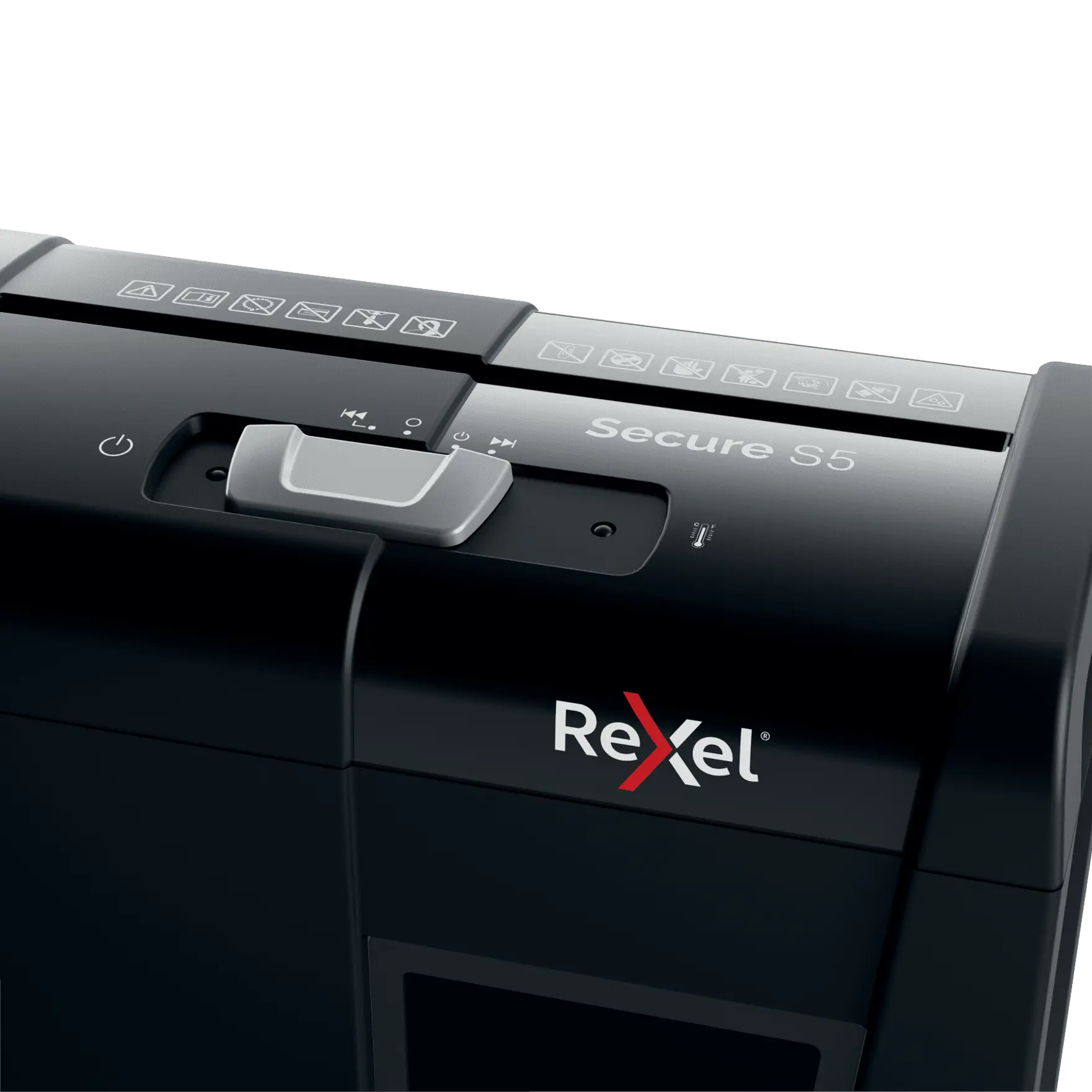 Rexel Secure S5 Up to 5 Sheets P-2 10L Strip Cut Home & Personal Office Shredder