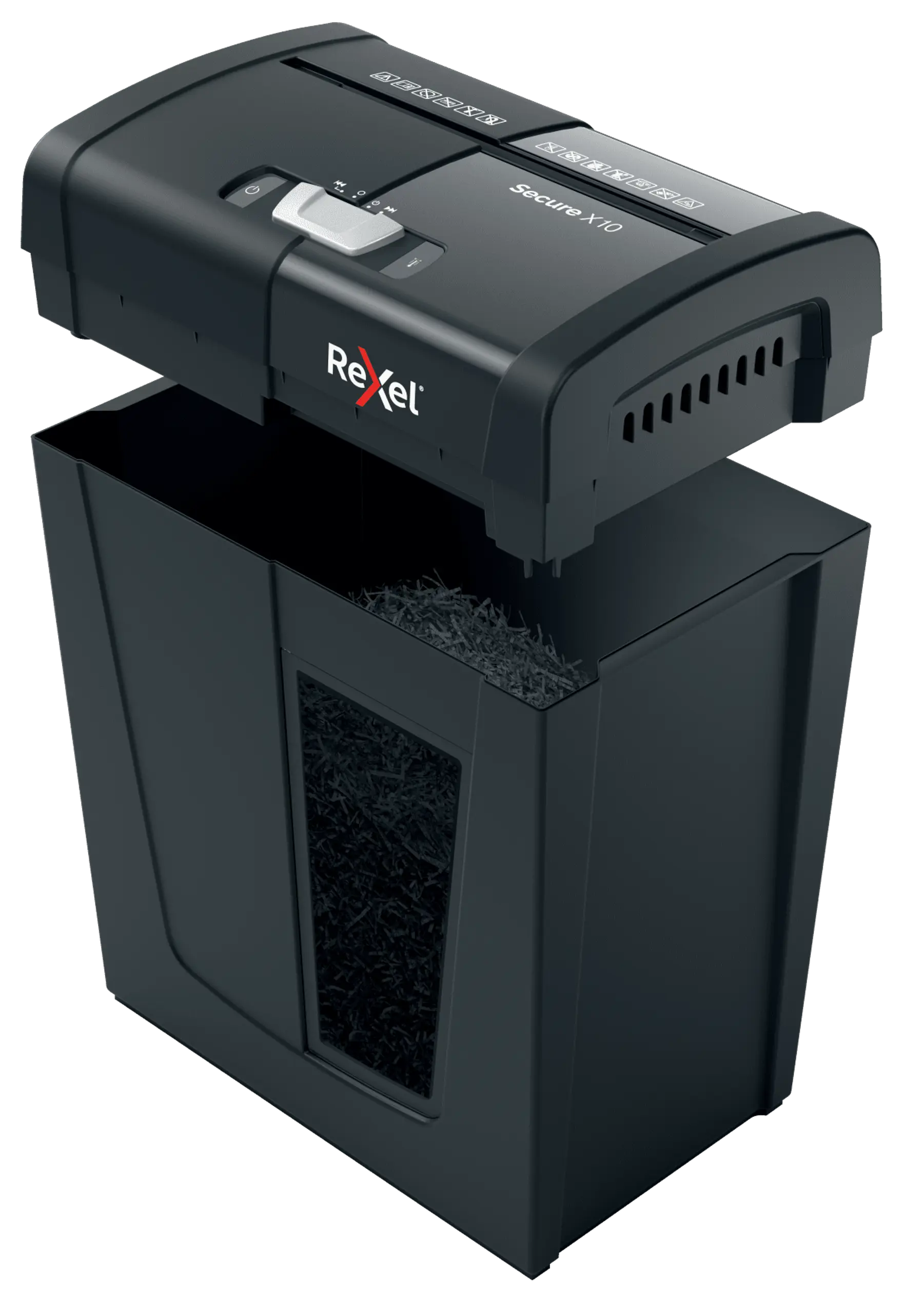 Rexel Secure X10 Up to 10 Sheets P-4 18L Cross Cut Home & Small Office Shredder