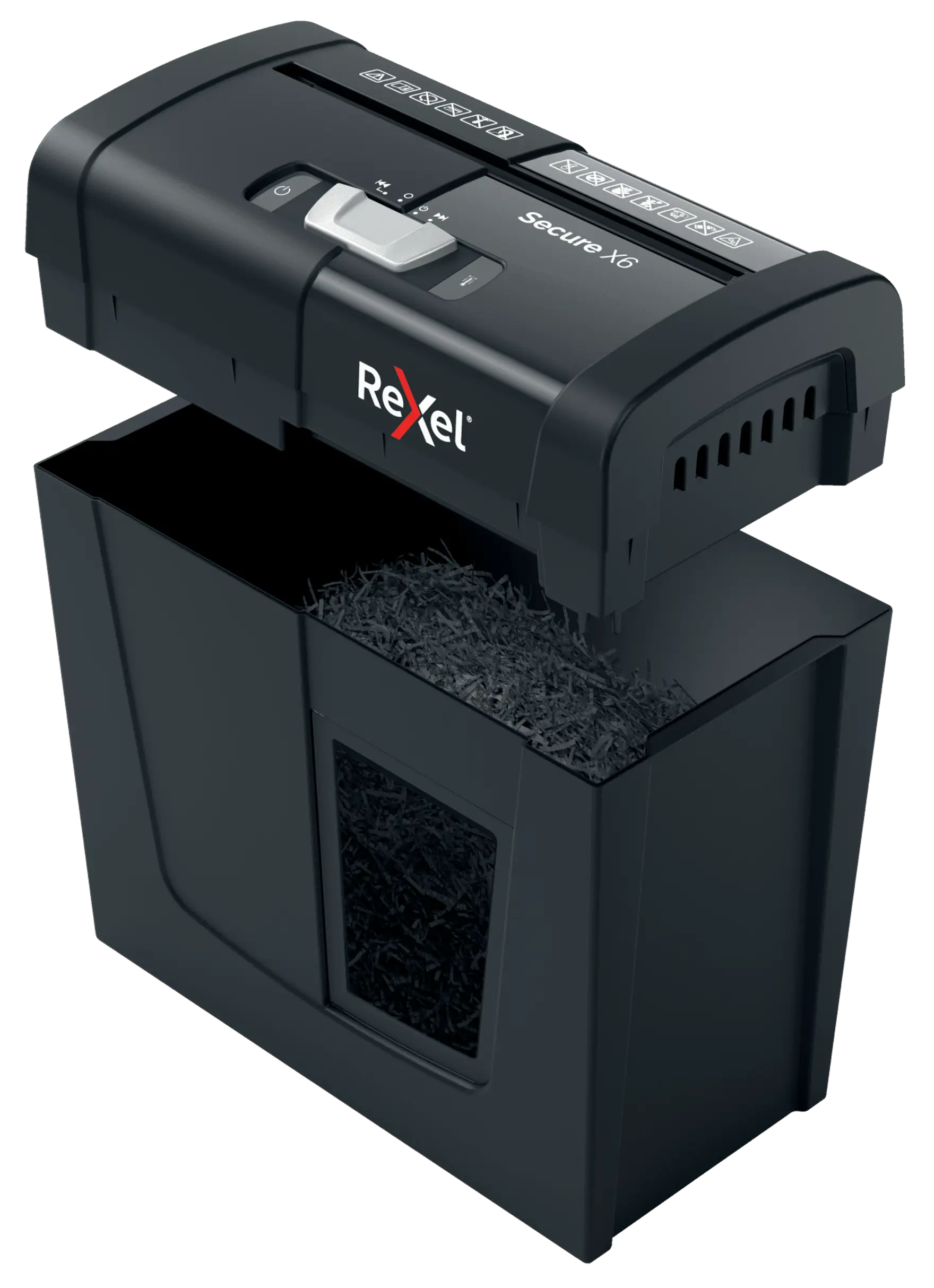 Rexel Secure X6 Up to 6 Sheets P-4 10L Cross Cut Home & Small Office Shredder