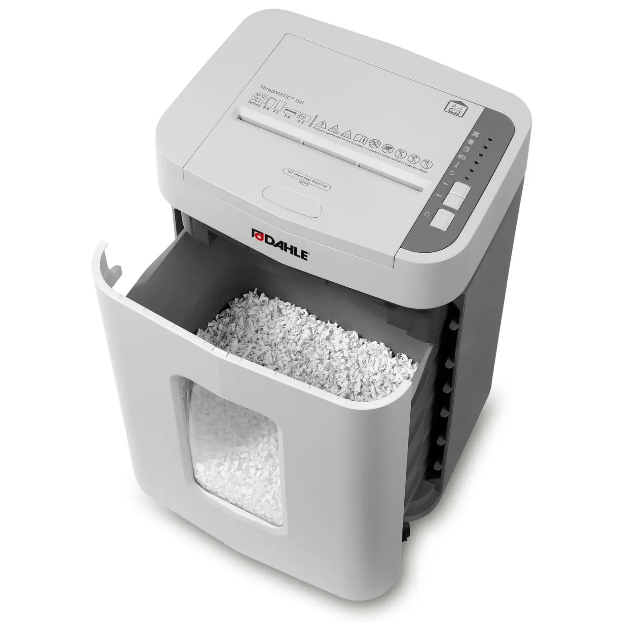 Dahle ShredMATIC 150 Up to 150 Sheets P-4 24L Auto Feed Cross Cut Paper Shredder