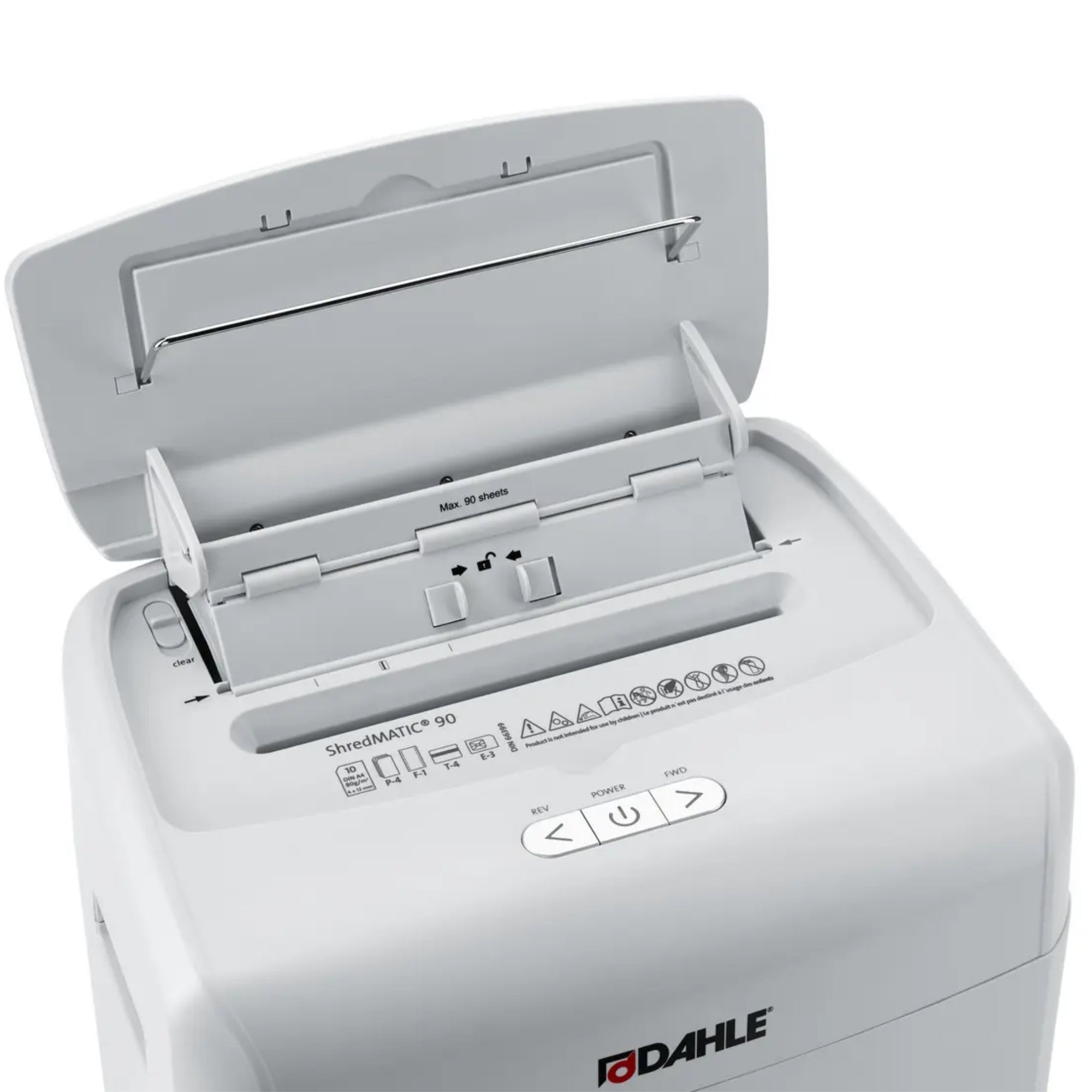 Dahle ShredMATIC 90 Up to 90 Sheets P-4 23L Auto Feed Cross Cut Paper Shredder