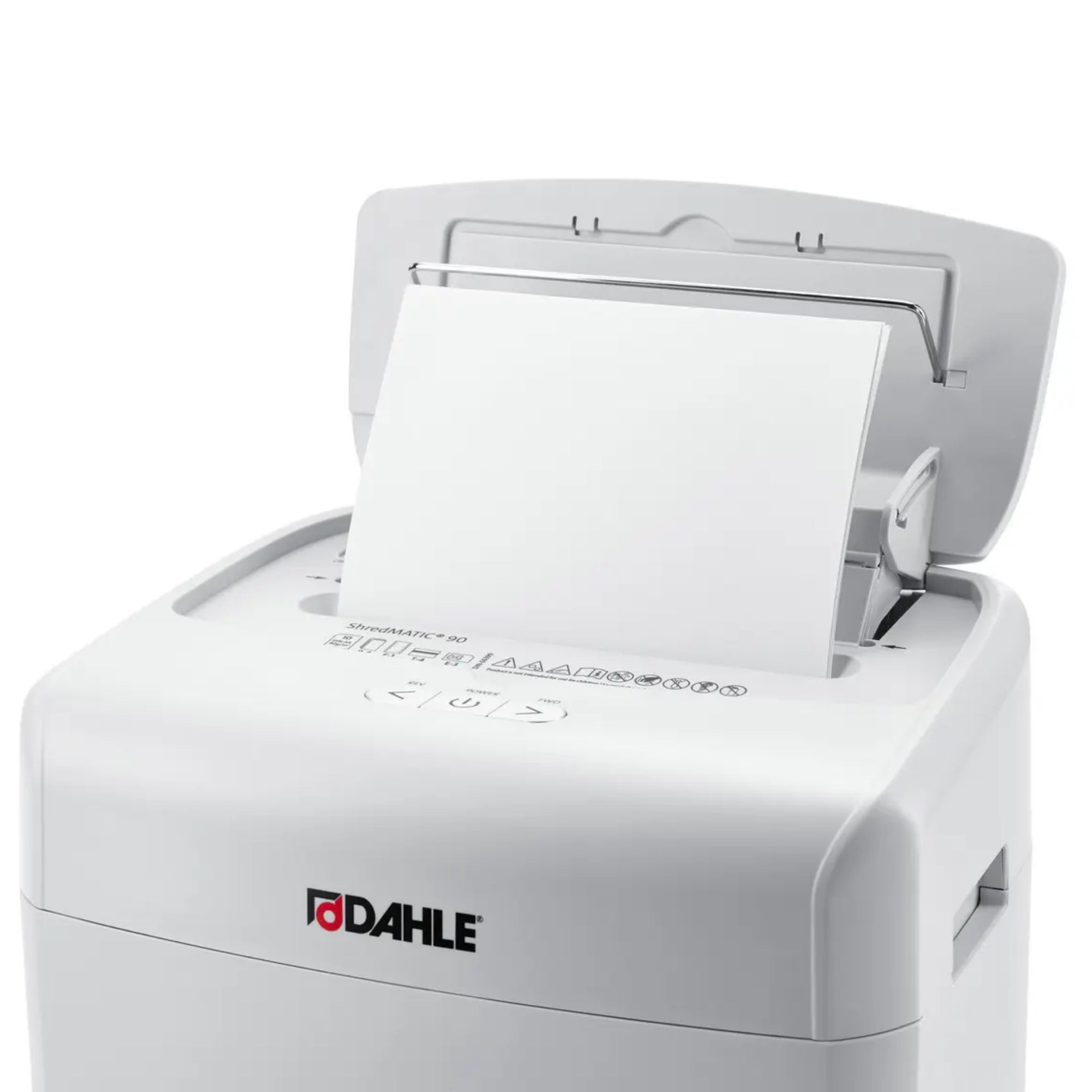 Dahle ShredMATIC 90 Up to 90 Sheets P-4 23L Auto Feed Cross Cut Paper Shredder