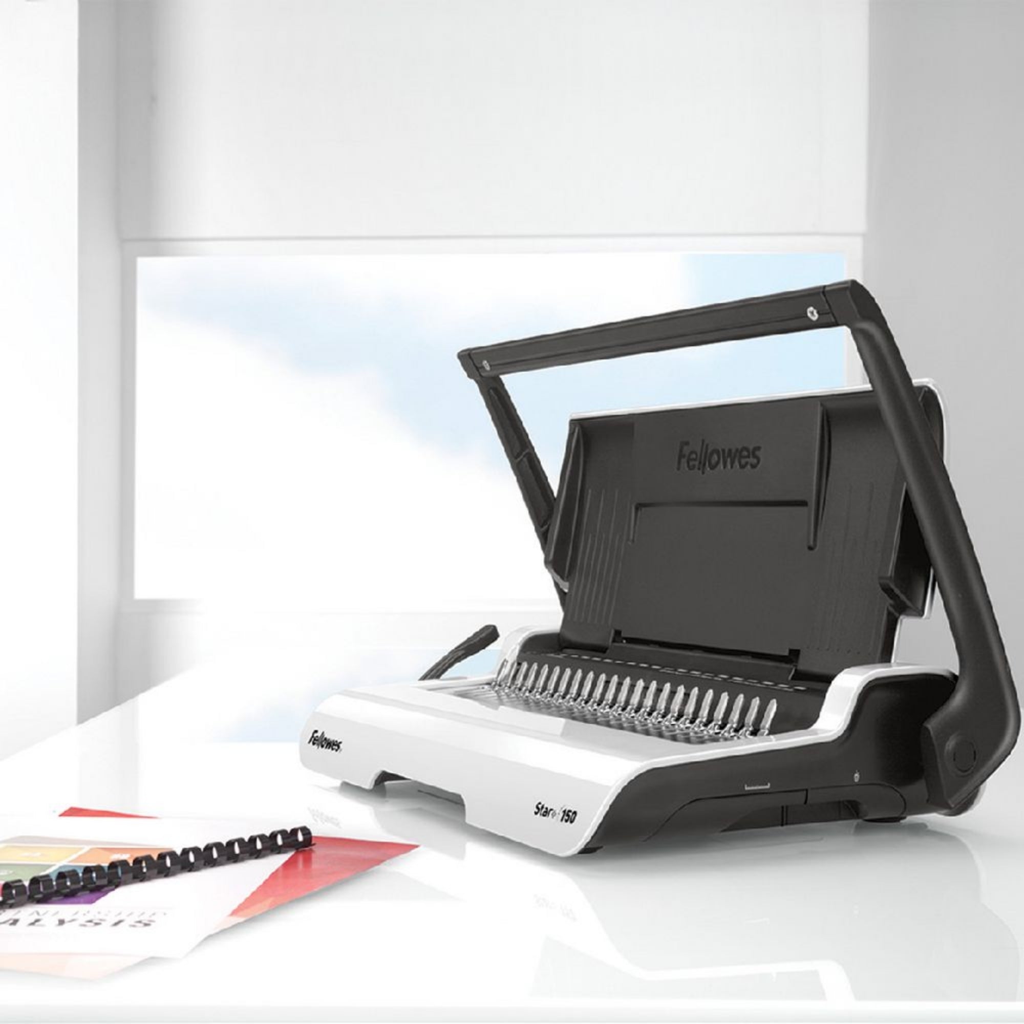 Fellowes Star+ 150 15 Sheets Punch & 150 Sheets Binding Capacity Comb Binding Machine