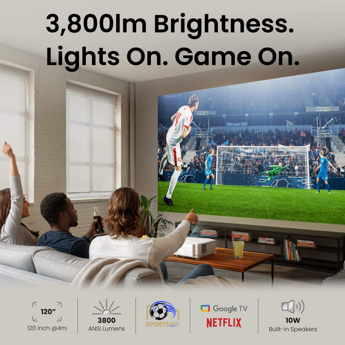 BenQ TH575i 3,800 ANSI Lumens 1080p Full HD Home Cinema & Gaming Projector