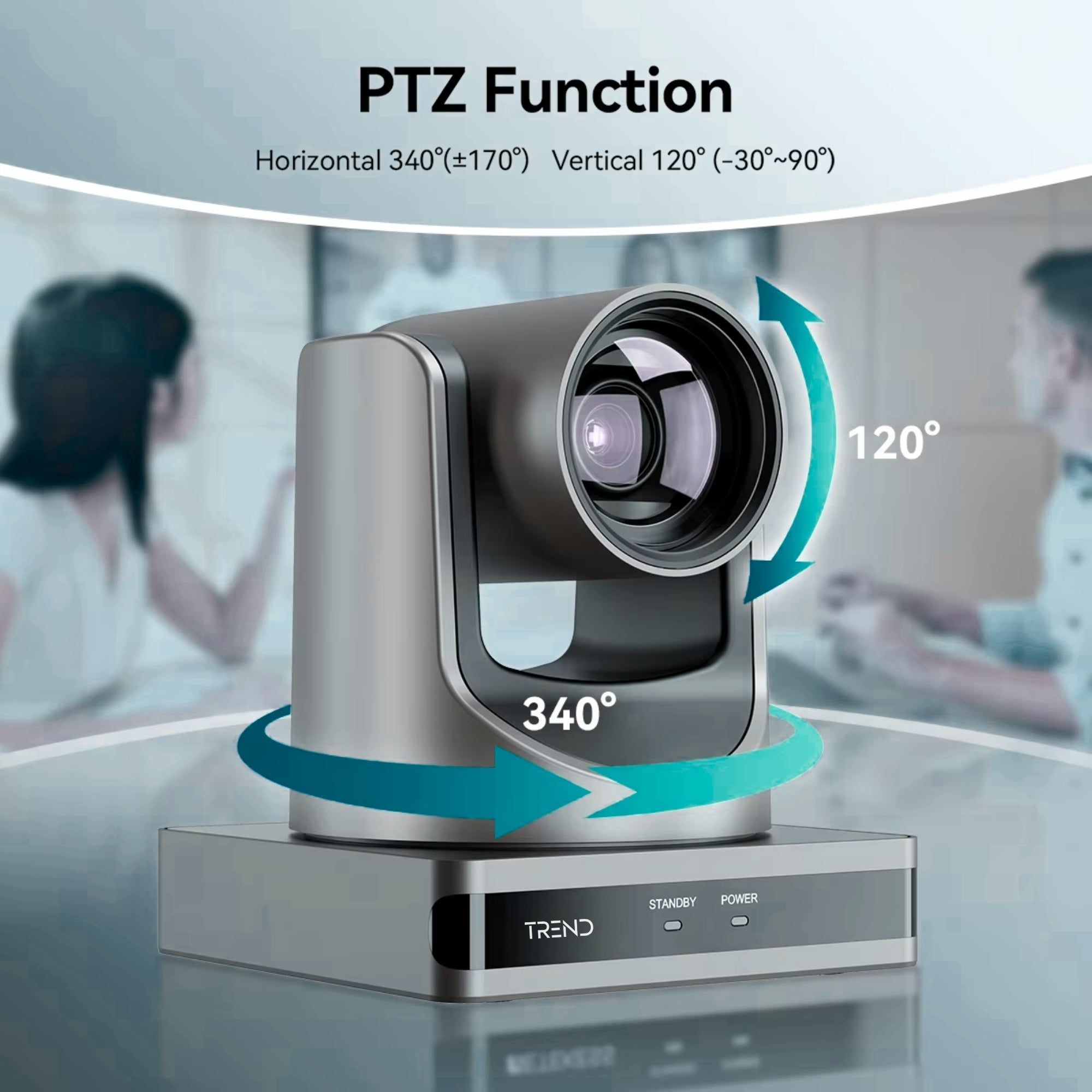 TREND TR-OBS204K 4K UHD 20X Optical Zoom PTZ Video Conferencing Camera