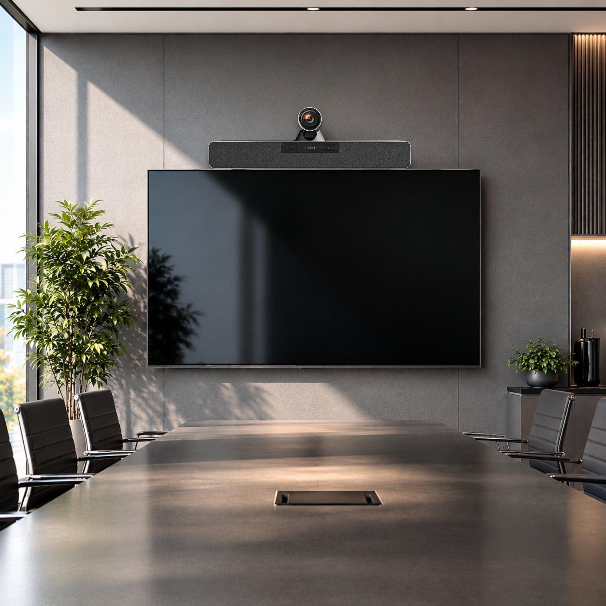 TREND TR-OBS606-IV Dual-Lens 4K All-In-One USB Video Conferencing Bar