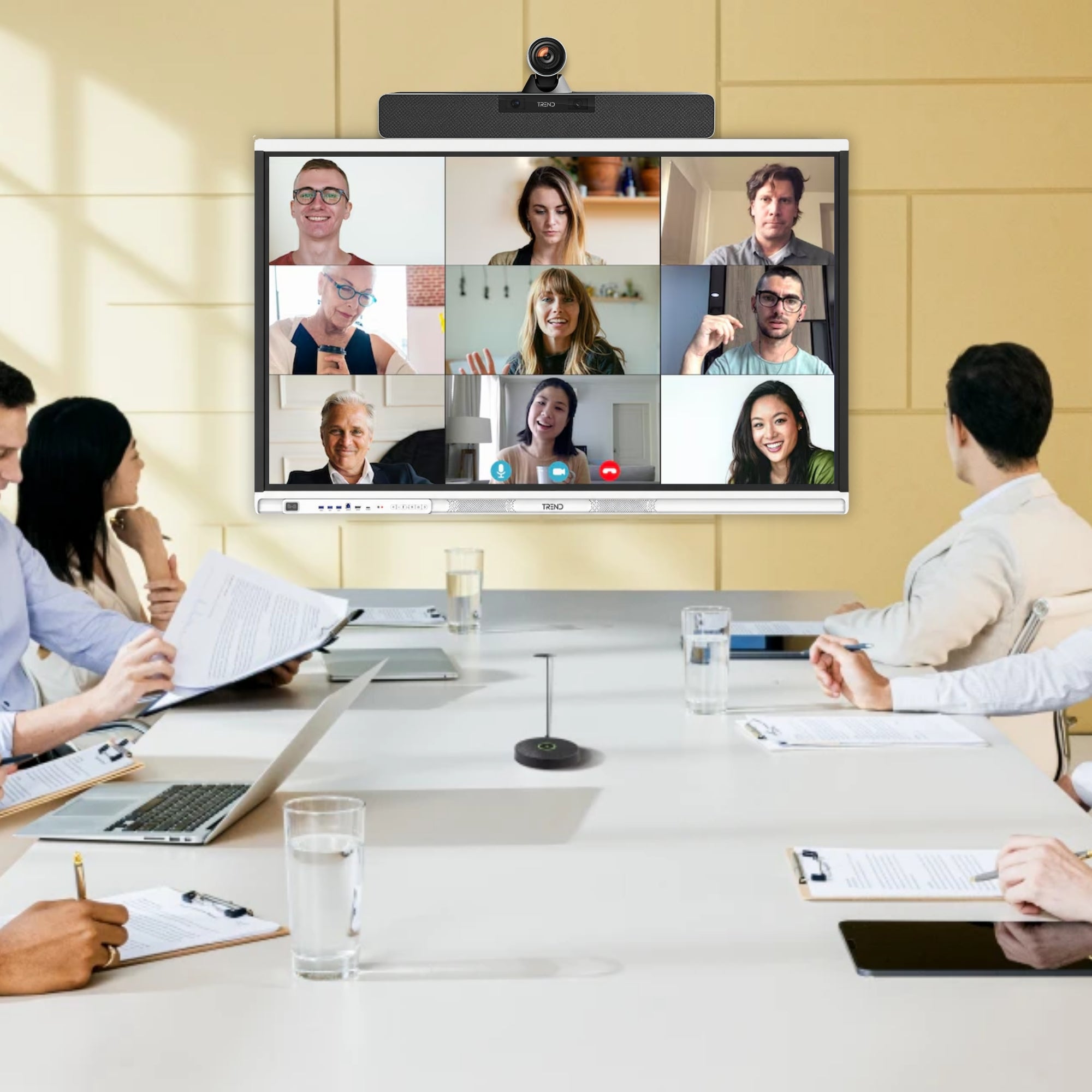 TREND TR-OBS606-IV Dual-Lens 4K All-In-One USB Video Conferencing Bar