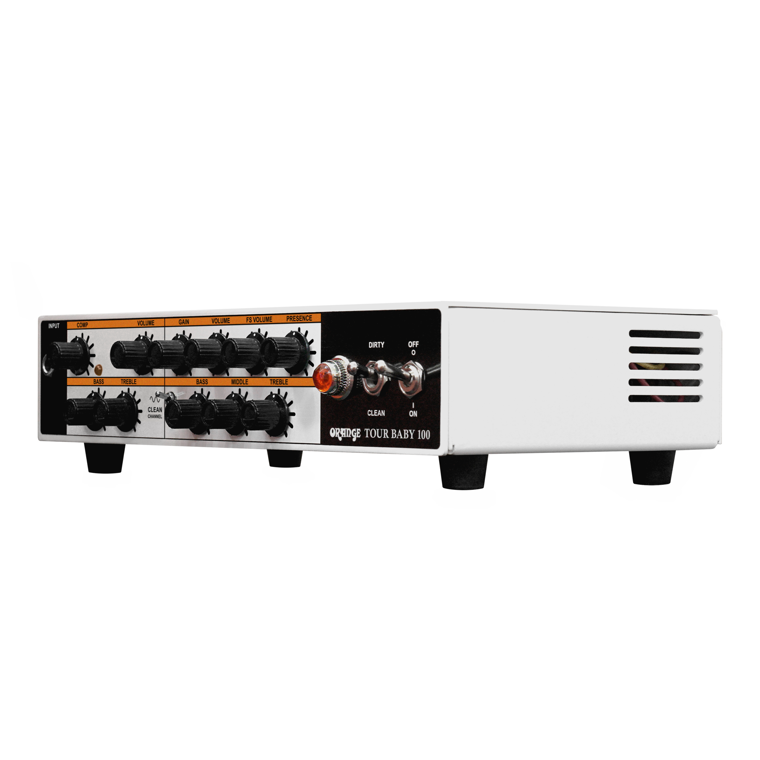 Orange Tour Baby 100 100W Solid State With Dual Channels, XLR DI, Compressor & FX Loop Guitar Head Amplifier