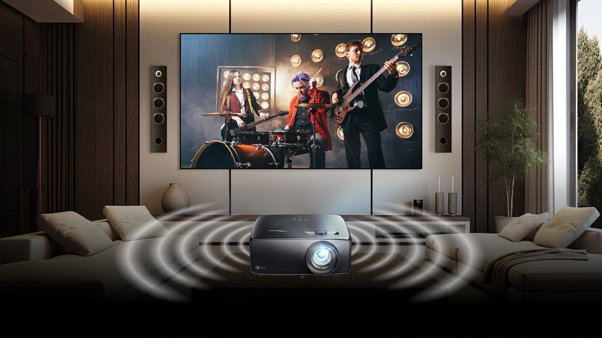 Optoma UHZ58LV 4K UHD 3000 Lumens Dual Laser Home Cinema Projector