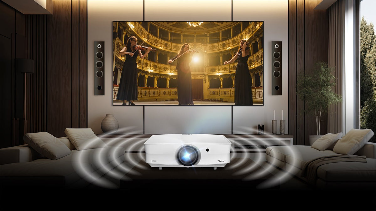 Optoma UHZ68LV-W 4K UHD 5000 Lumens Dual Laser Home Cinema Projector