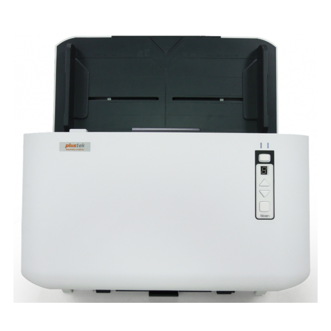 Plustek SmartOffice PS3180U – High-Speed 80ppm Duplex Document Scanner, 100 Page ADF, Ultrasonic Multi-Feed Detection for Departmental Use