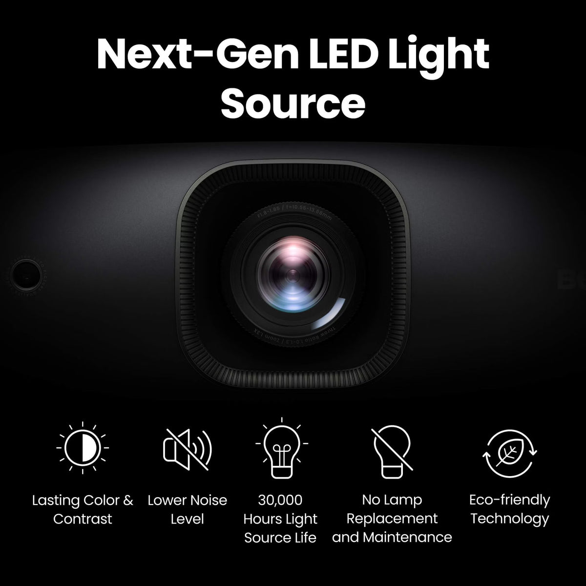 BenQ W2720i 4K UHD 2,500 ANSI Lumens LED Home Cinema Projector