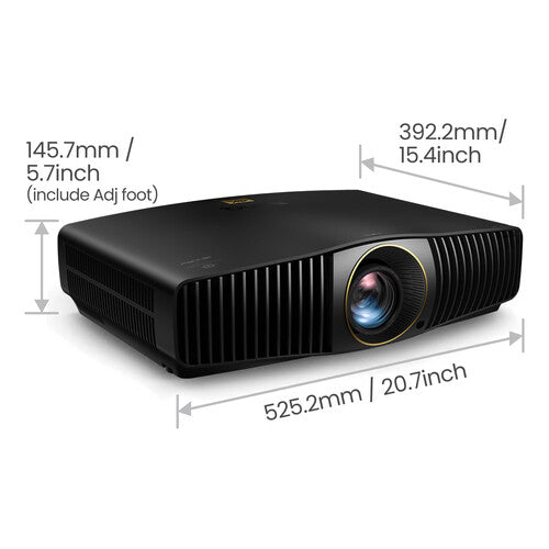 BenQ W5850 2,600 ANSI Lumens True 4K UHD Laser Home Cinema Projector