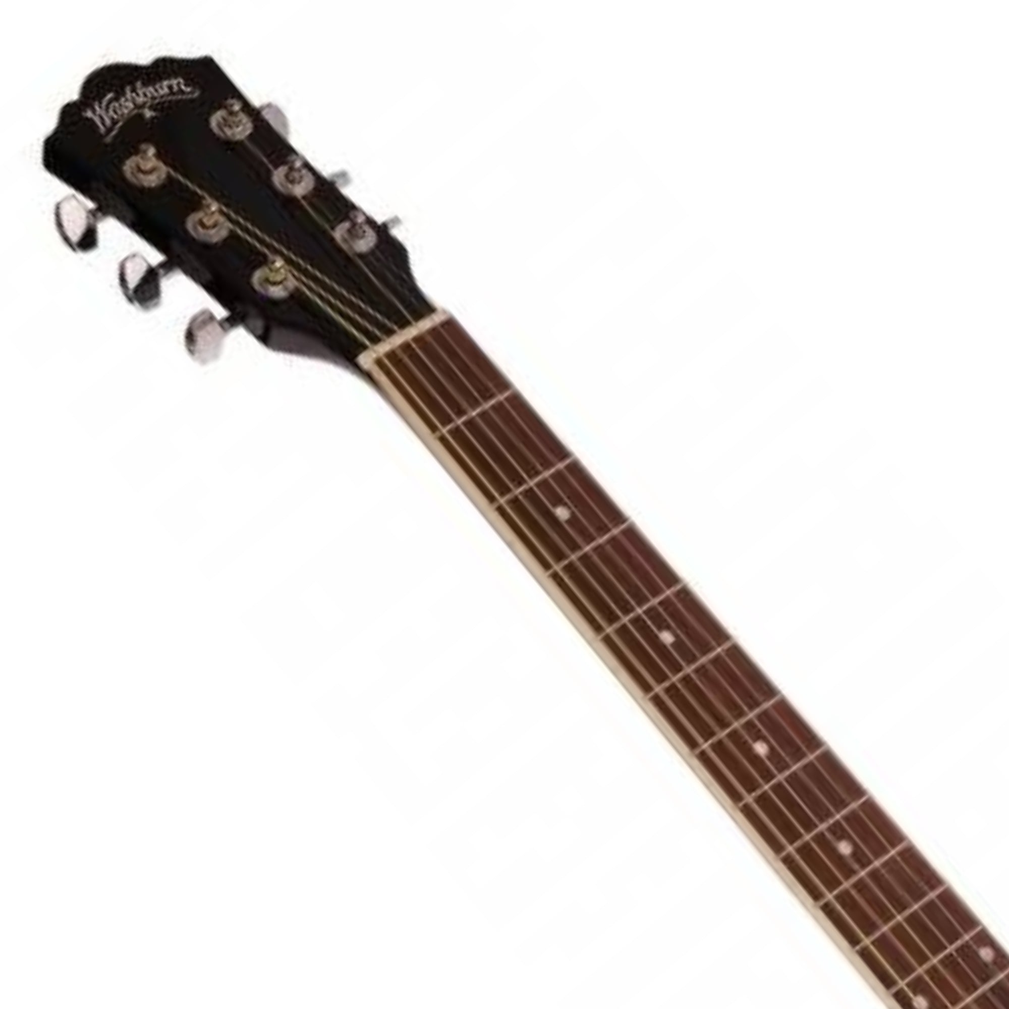 Washburn WA90CEB-W-U Vintage Series Dreadnought With 6-String Barcus Berry LX4 Preamp & Built-in Tuner Electro-Acoustic Guitar – Black Finish