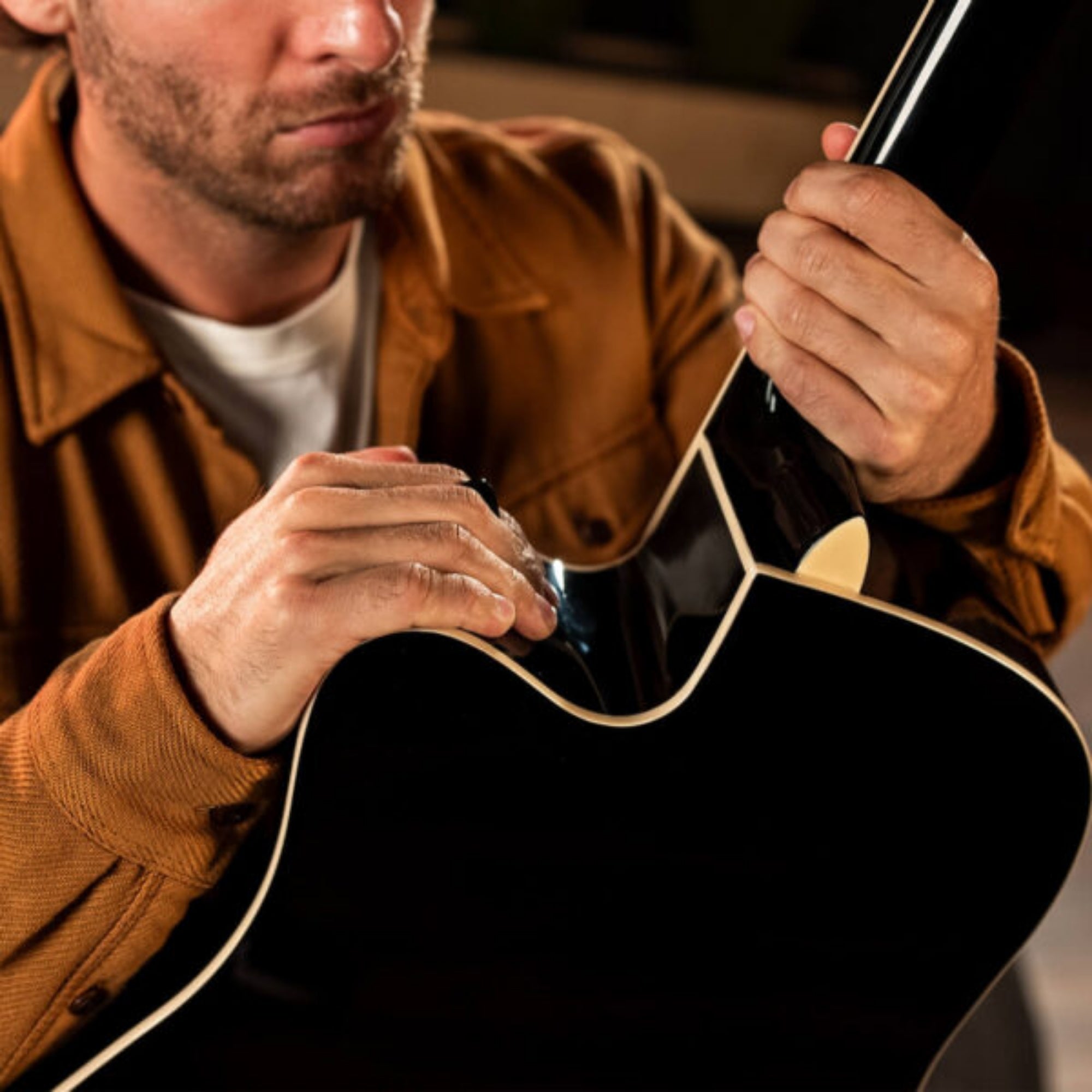 Washburn WA90CEVSB-U Vintage Series Dreadnought With 6-String Barcus Berry LX4 Preamp & Built-in Tuner Electro-Acoustic Guitar – Vintage Sunburst