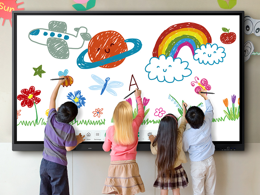 Samsung WA65D 65-Inch 4K UHD 40 Points Multi-Touch With EDLA Certified Smart Interactive Display (8GB RAM, 64GB ROM, Android 13.0)
