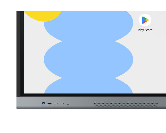 Samsung WA65FX-P 65-Inch 4K UHD 50 Touch-Points With Built-In 48MP Camera, Microphones, Speakers And EDLA Certified Smart Interactive Display (16GB RAM, 128GB ROM, Android 15.0)