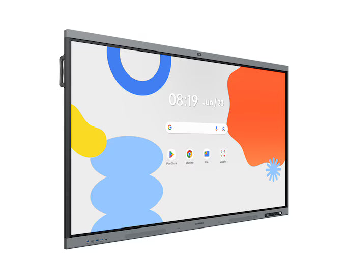 Samsung WA65FX-P 65-Inch 4K UHD 50 Touch-Points With Built-In 48MP Camera, Microphones, Speakers And EDLA Certified Smart Interactive Display (16GB RAM, 128GB ROM, Android 15.0)